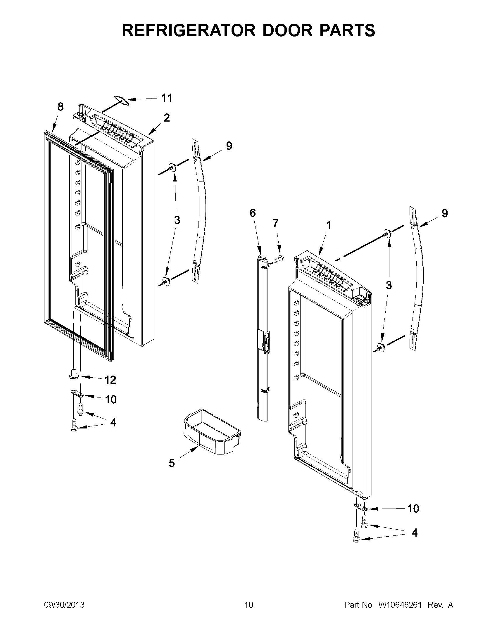 06 - REFRIGERATOR DOOR PARTS
