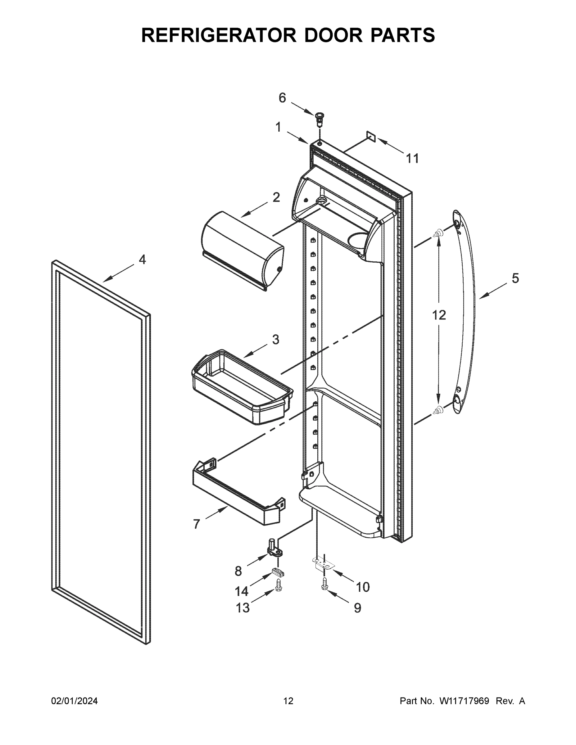 07 - REFRIGERATOR DOOR PARTS