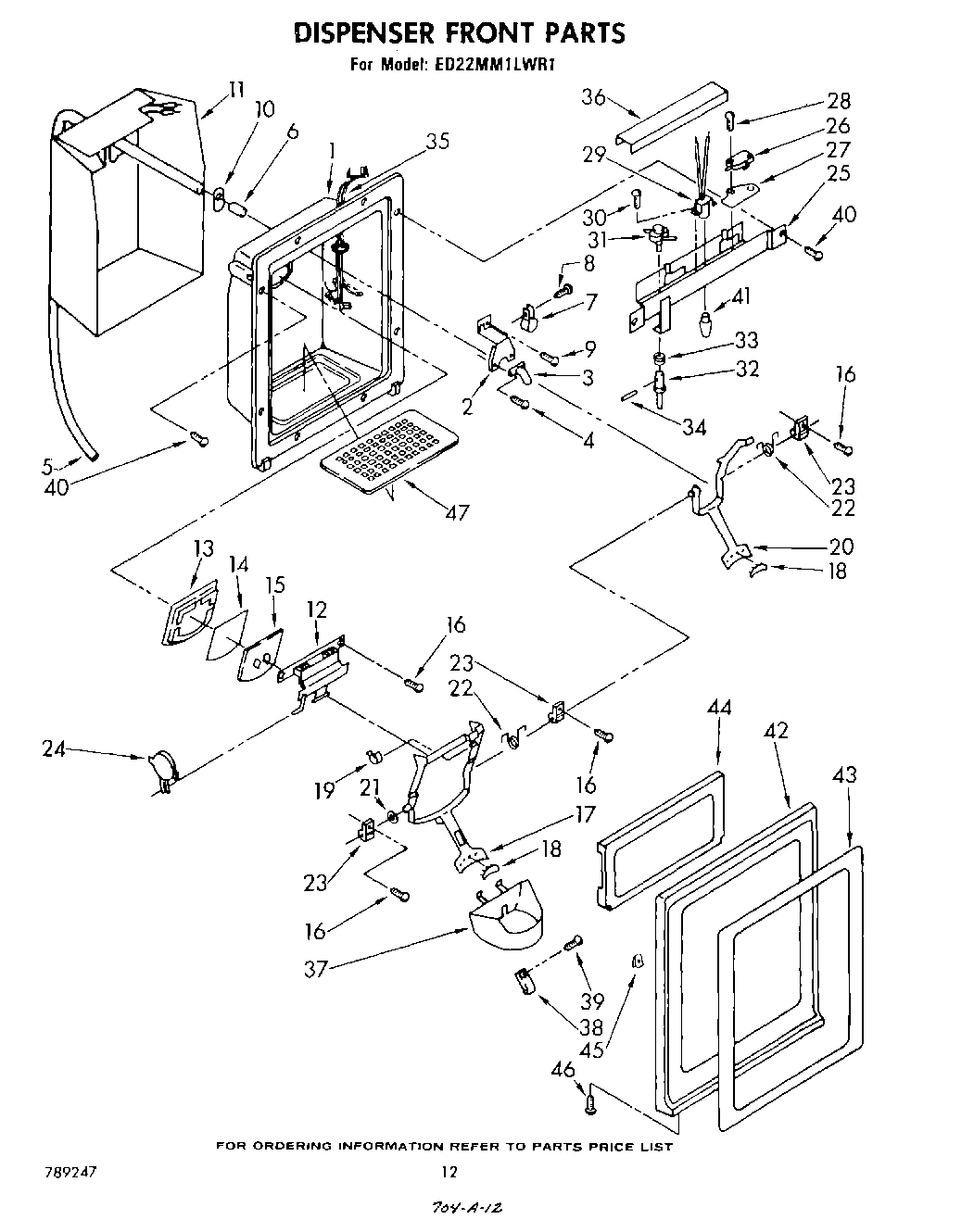 07 - DISPENSER FRONT