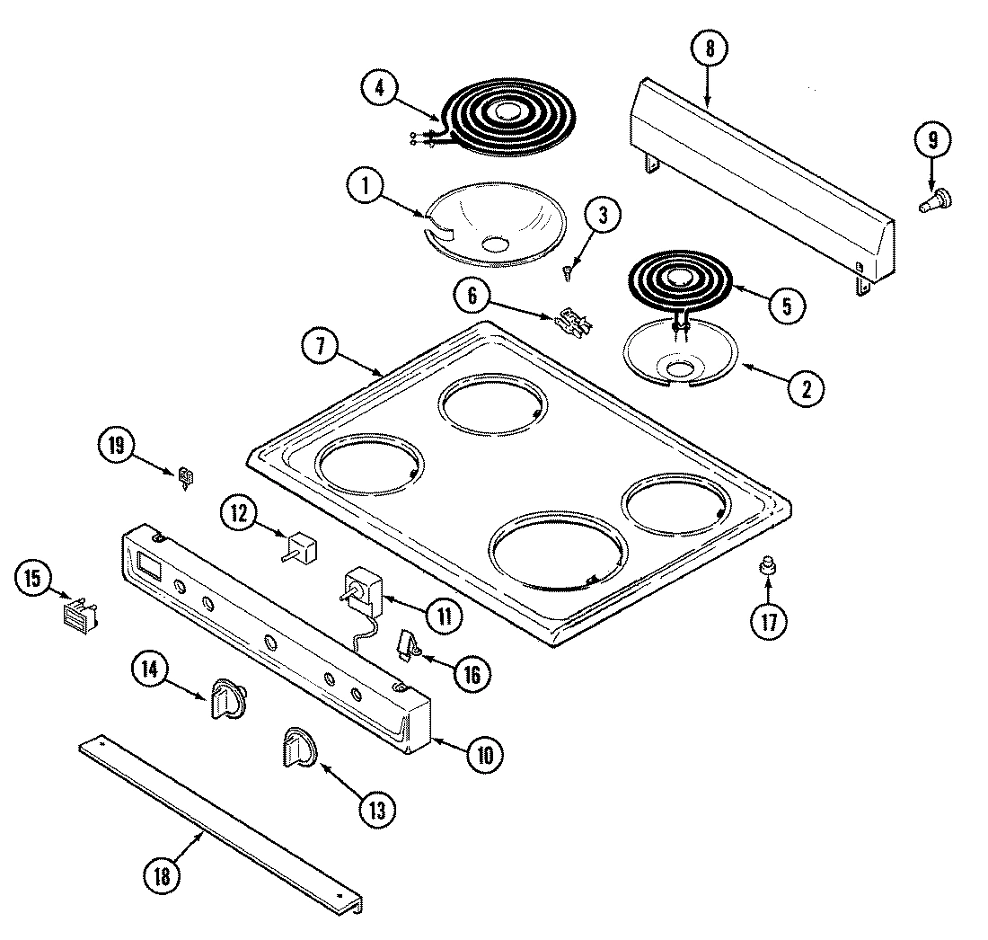 03 - TOP ASSEMBLY/CONTROL PANEL