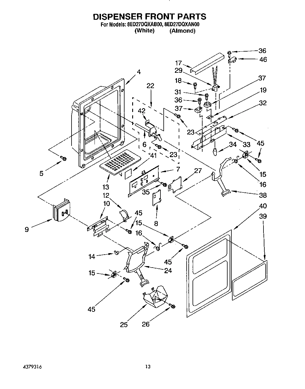 08 - DISPENSER FRONT
