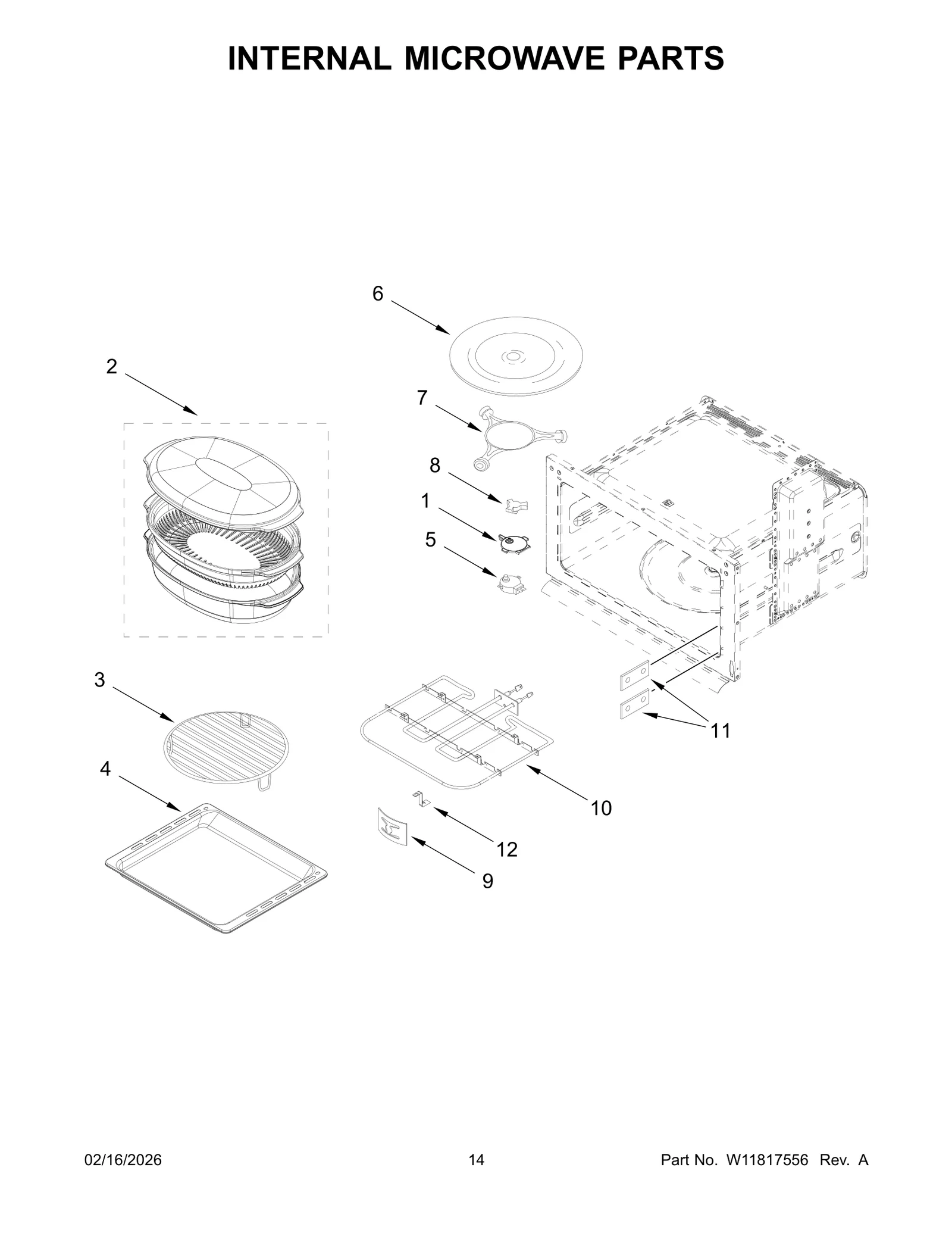 INTERNAL MICROWAVE PARTS