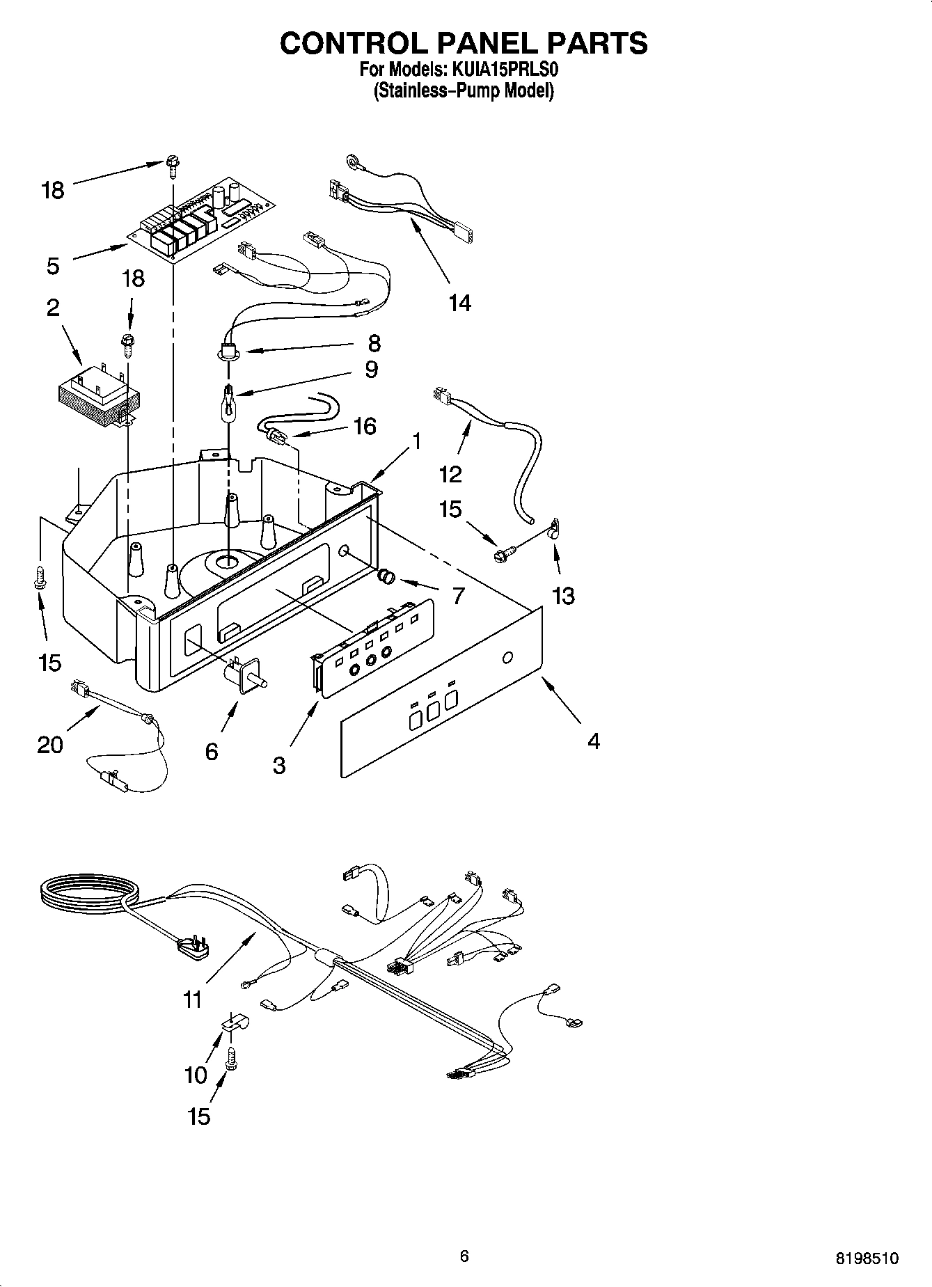 04 - CONTROL PANEL PARTS