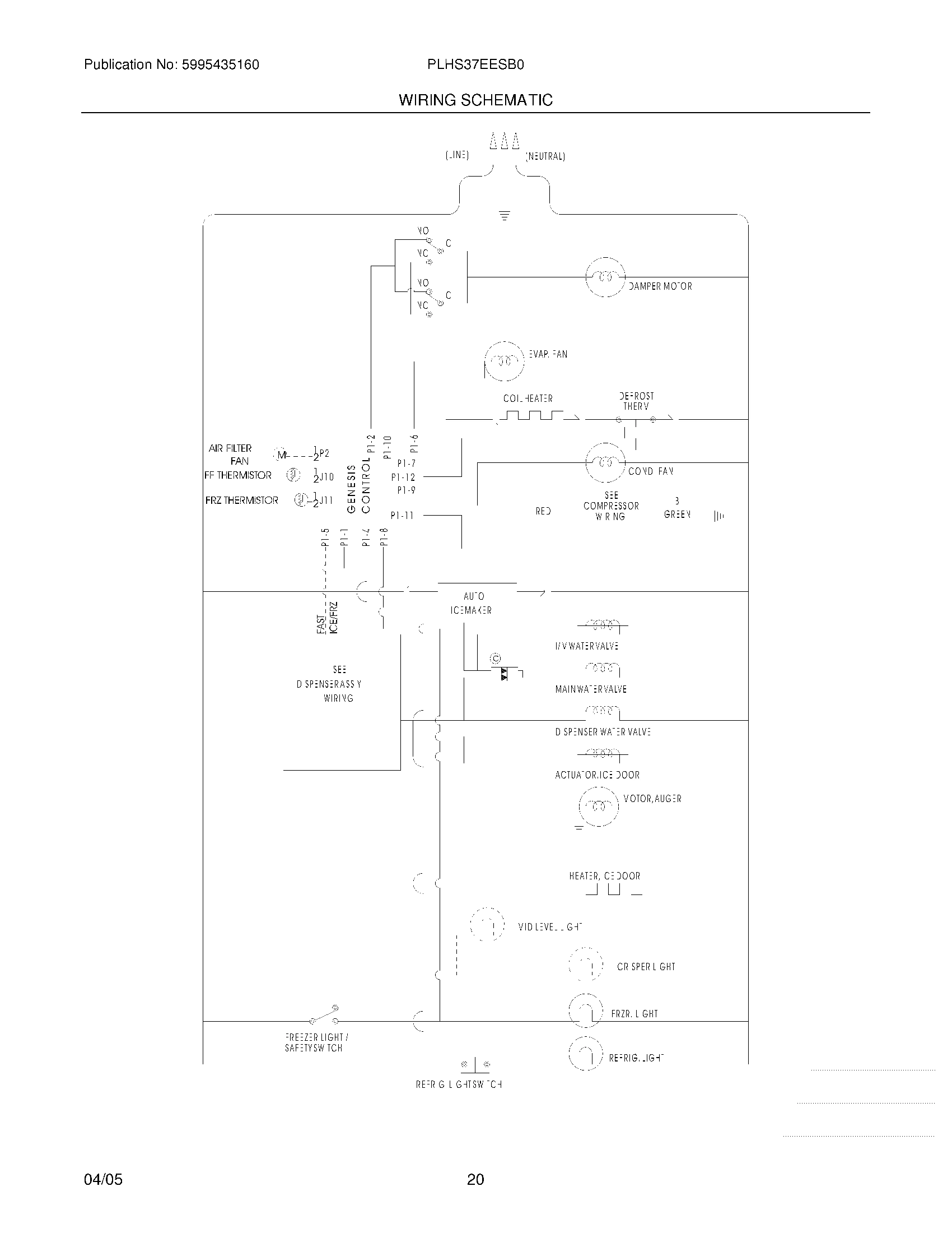 20 - WIRING SCHEMATIC