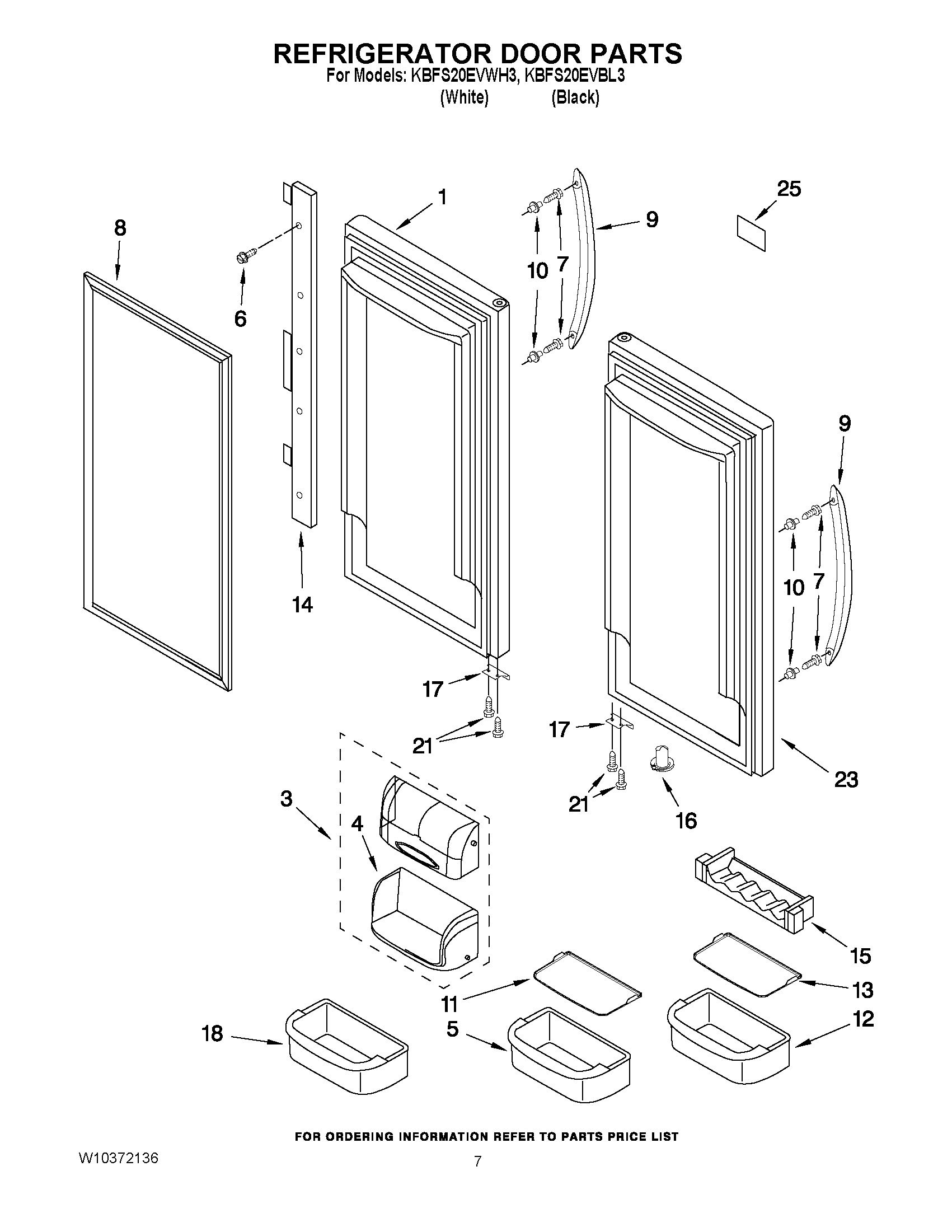 04 - REFRIGERATOR DOOR PARTS