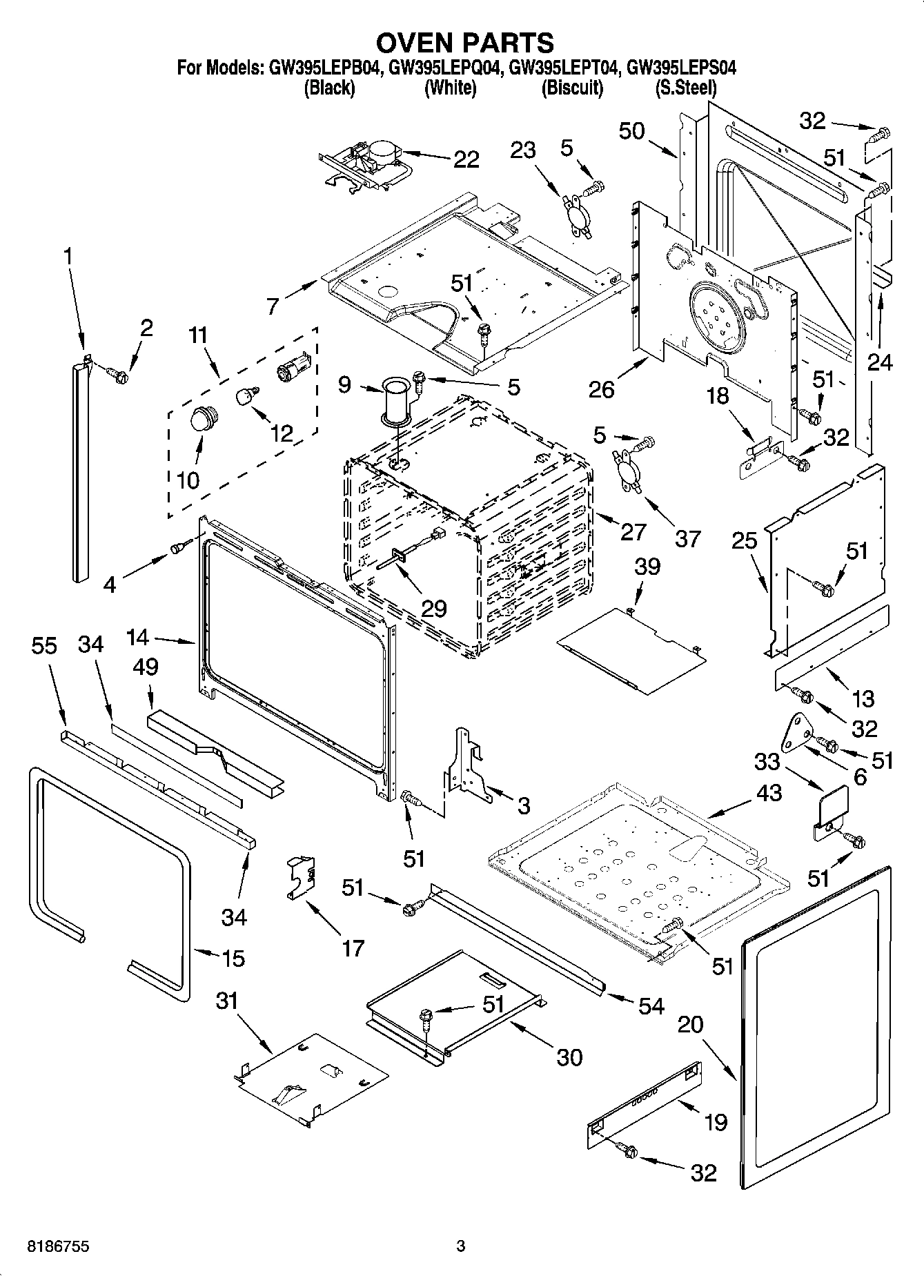 03 - OVEN PARTS