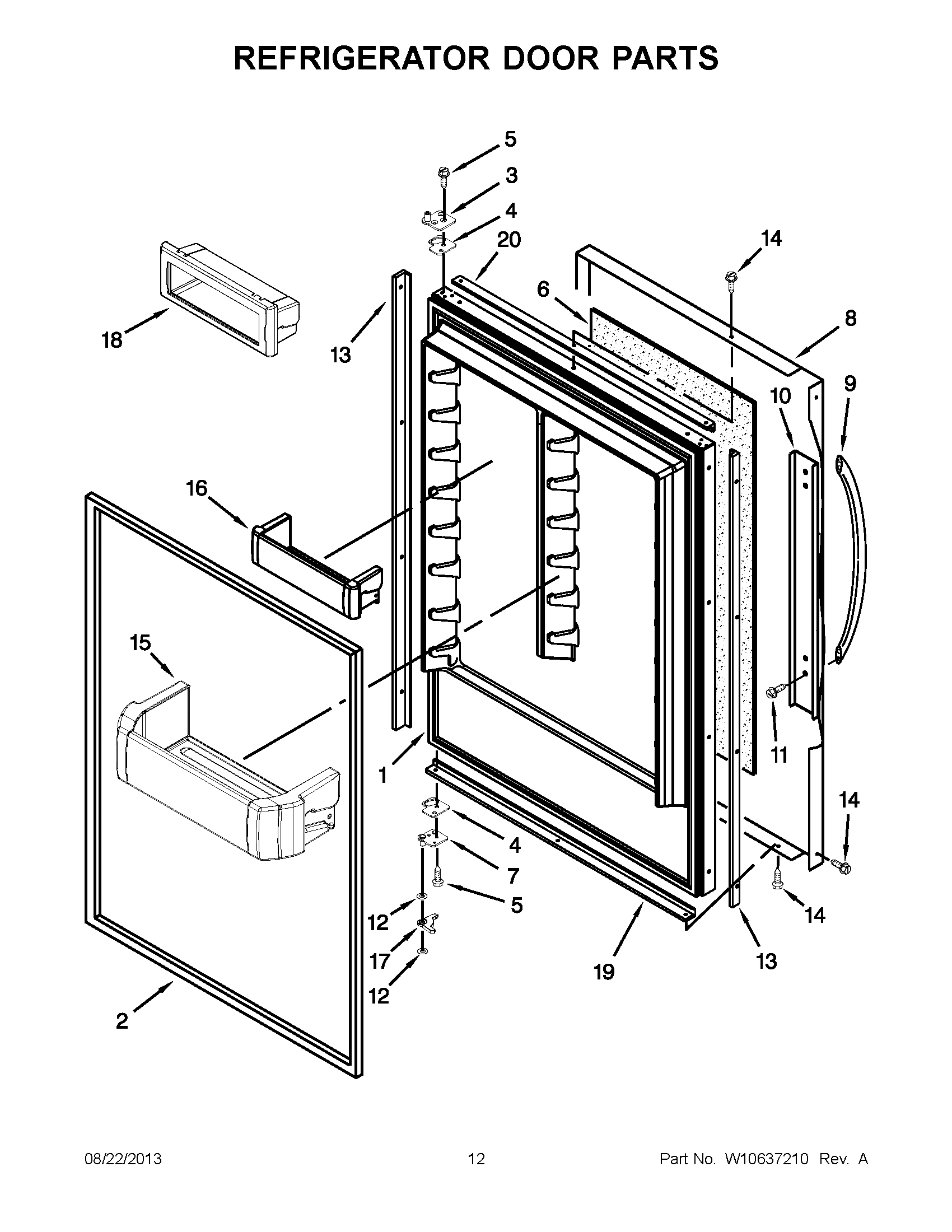 07 - REFRIGERATOR DOOR PARTS