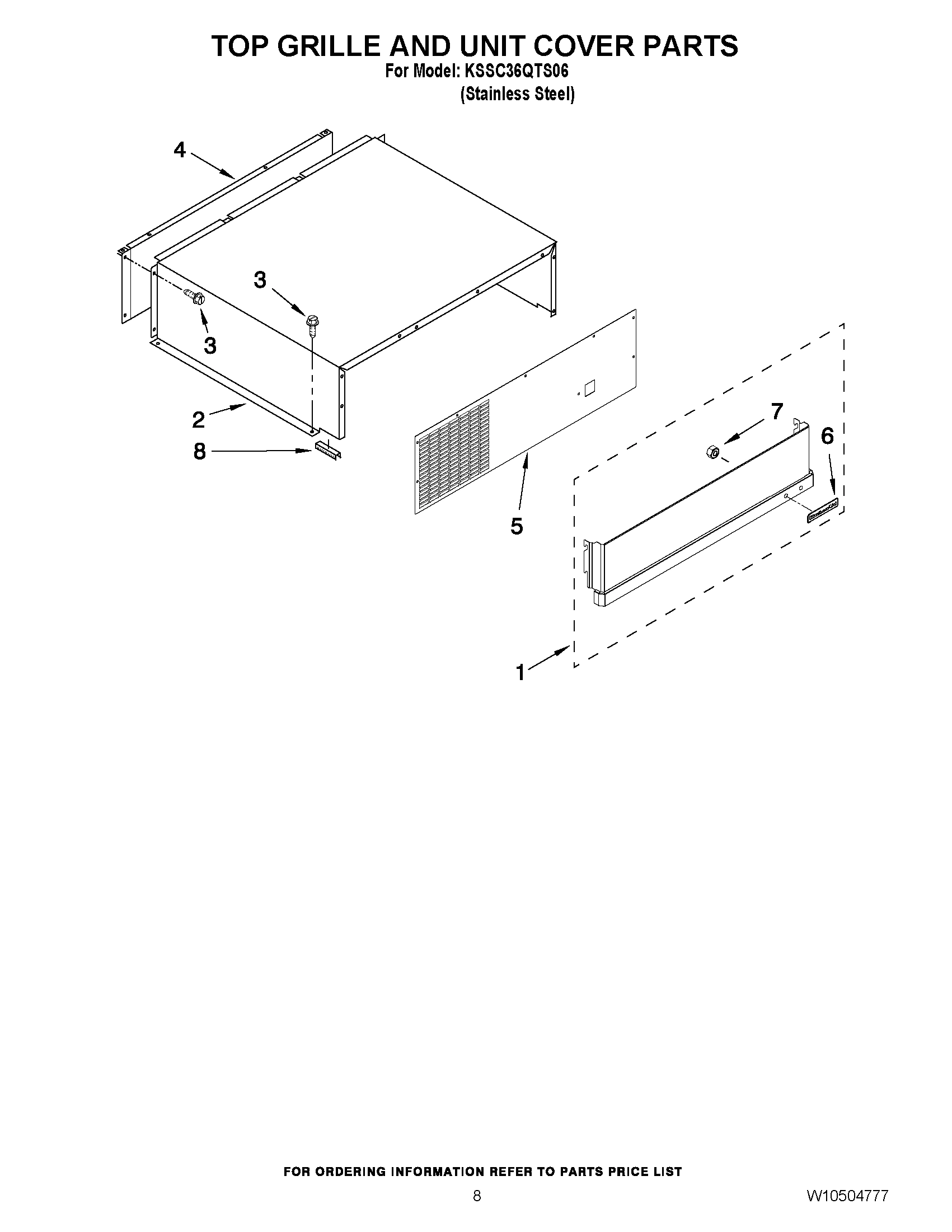 06 - TOP GRILLE AND UNIT COVER PARTS