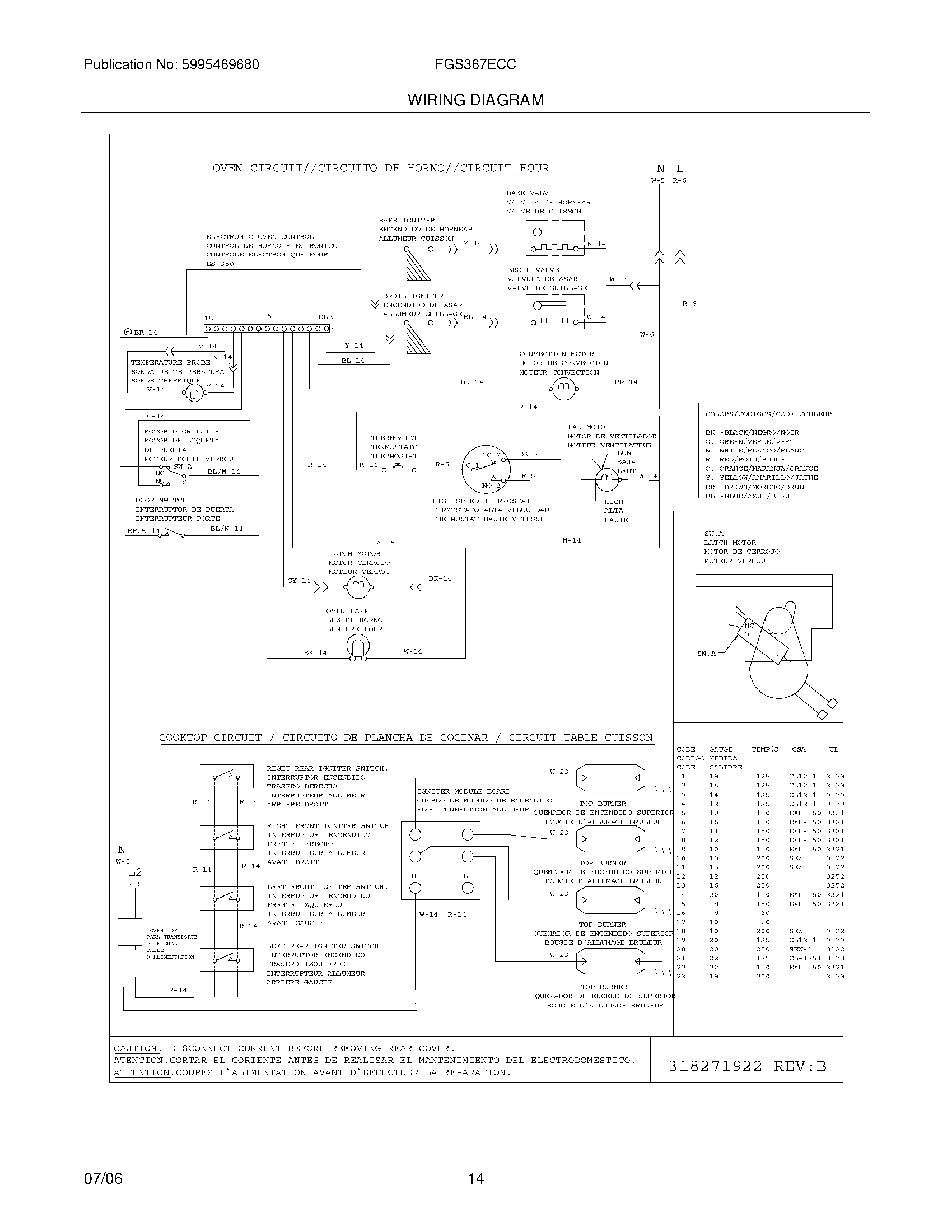 14 - WIRING DIAGRAM