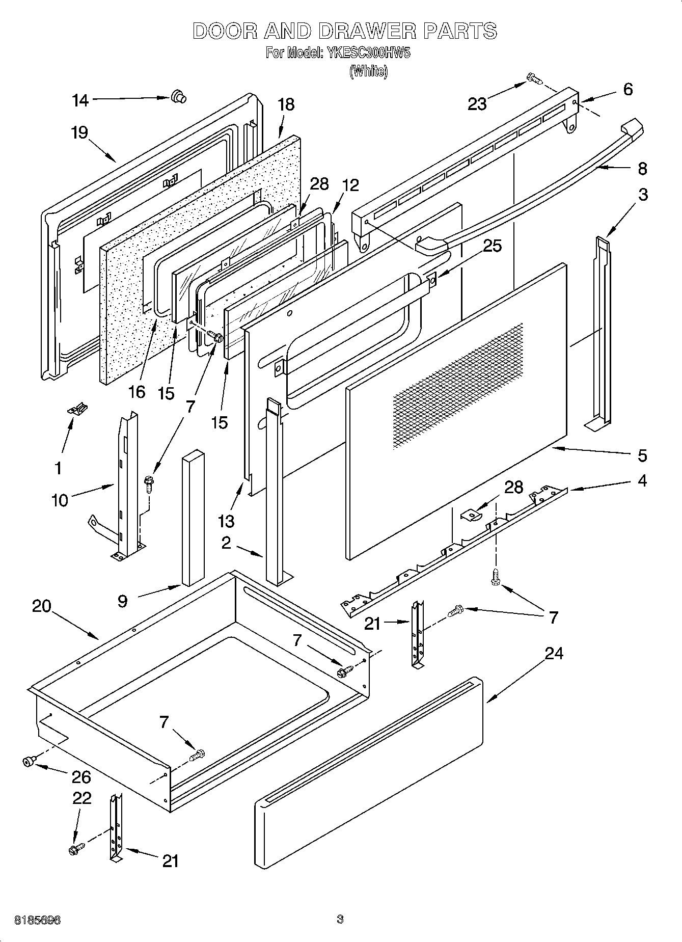 03 - DOOR AND DRAWER PARTS