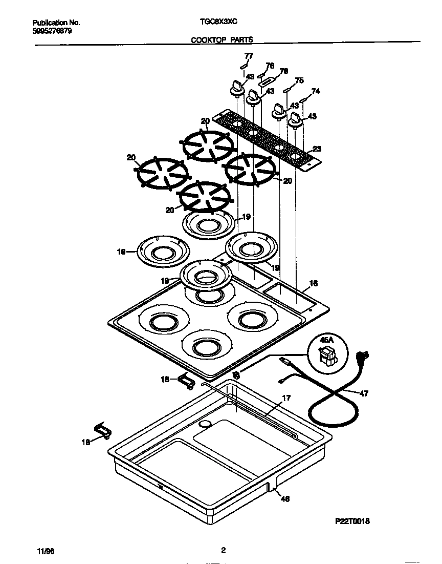 02 - COOKTOP PARTS