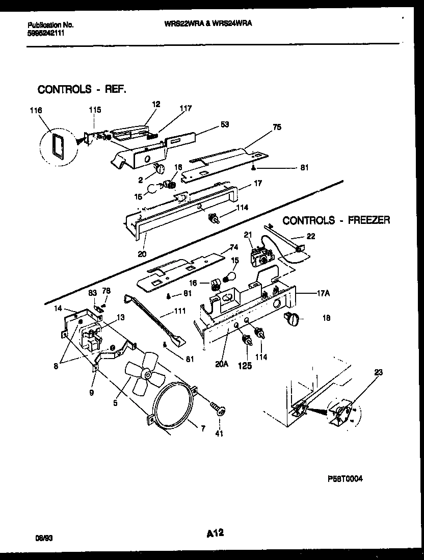 07 - REFRIGERATOR CONTROL ASSEMBLY, DAMP