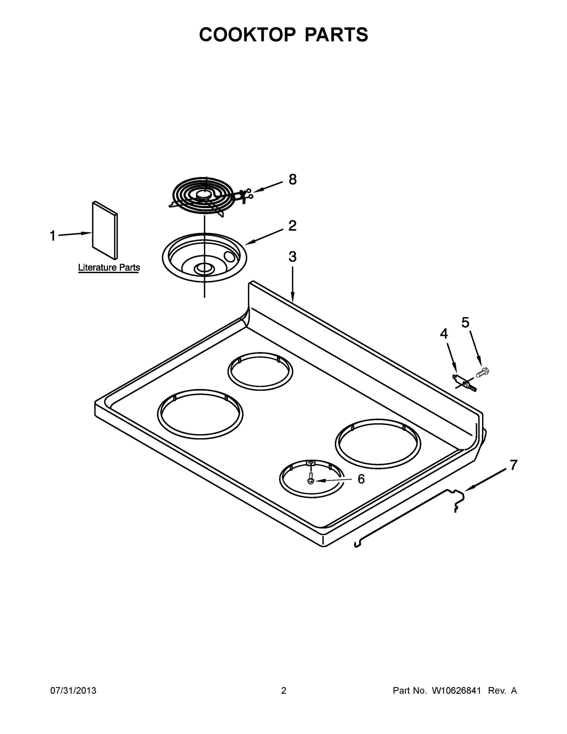 02 - COOKTOP PARTS