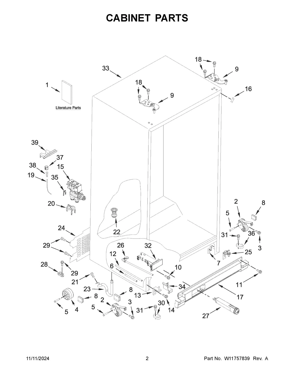 02 - CABINET PARTS