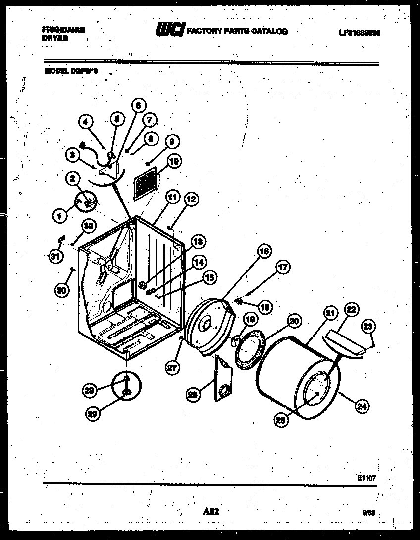 02 - CABINET AND COMPONENT PARTS