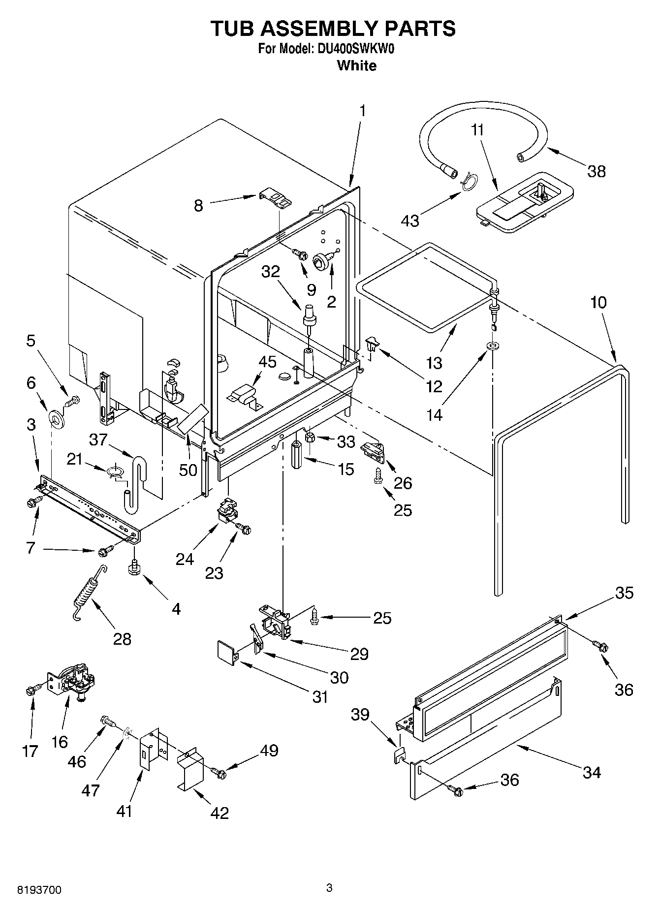 03 - TUB ASSEMBLY