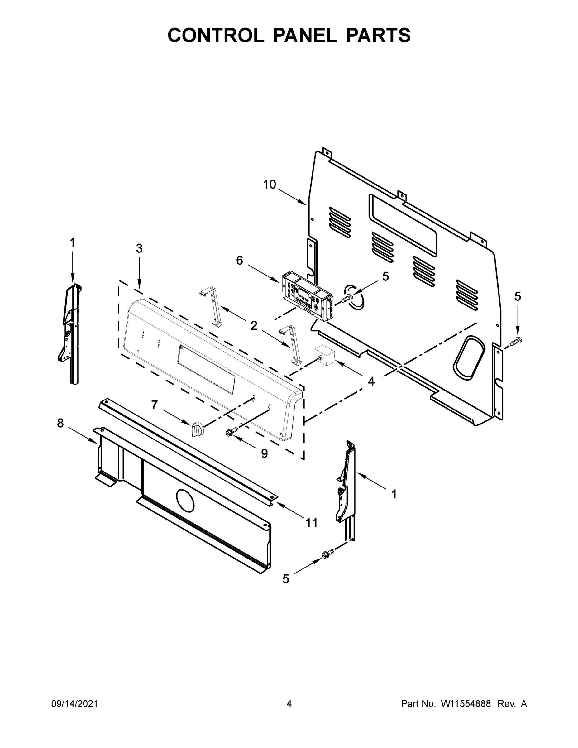 03 - CONTROL PANEL PARTS