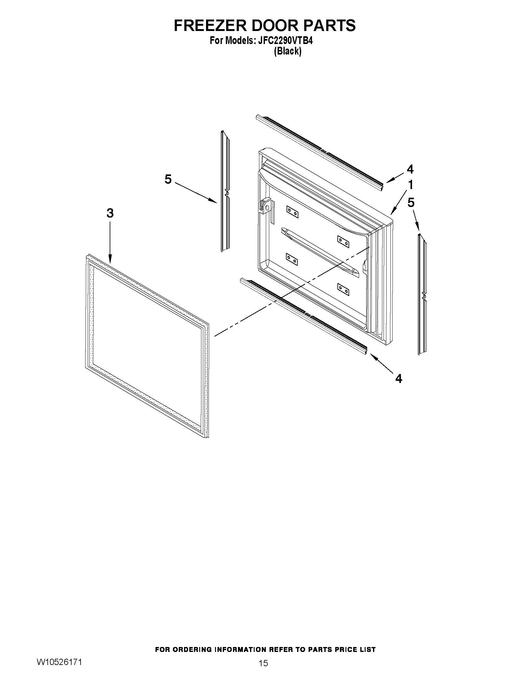 08 - FREEZER DOOR PARTS