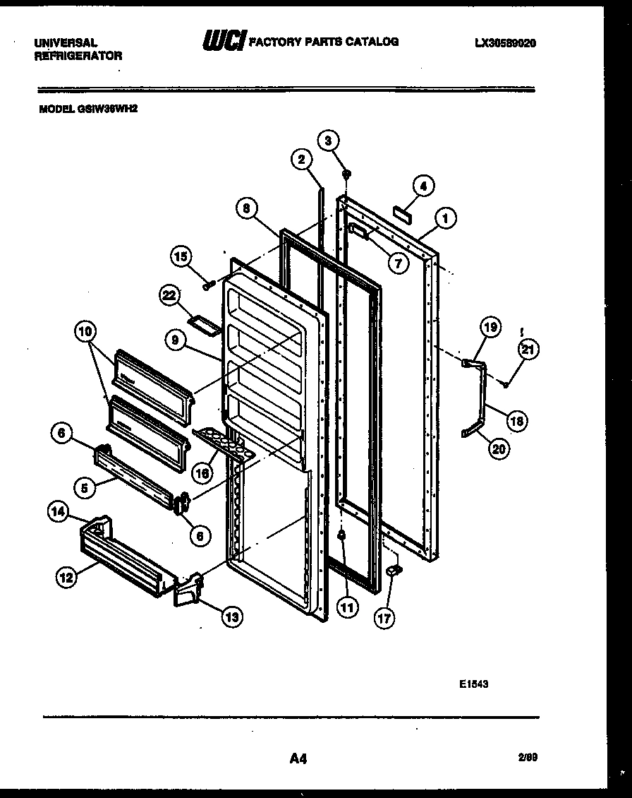 03 - REFRIGERATOR DOOR PARTS