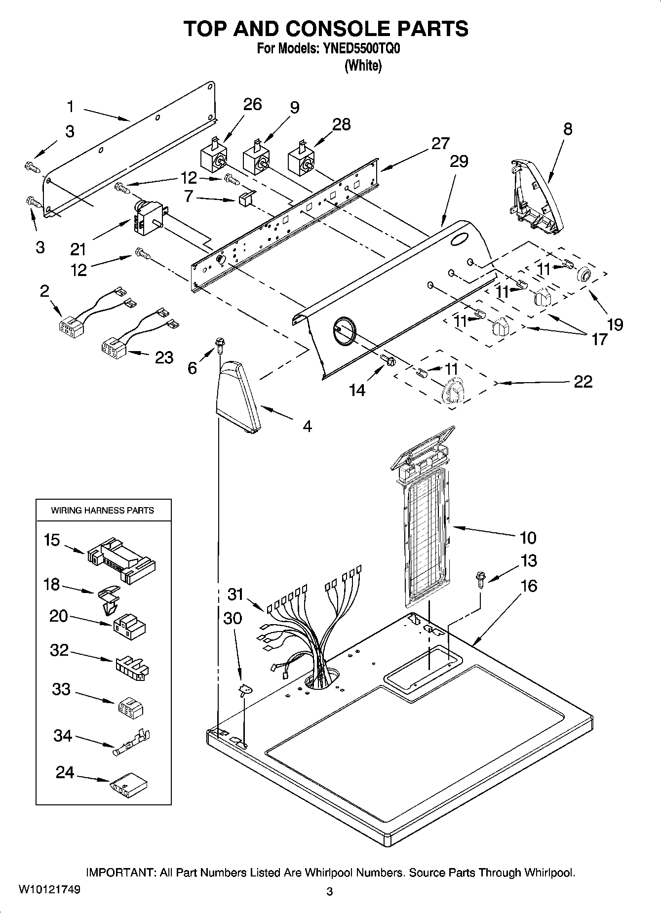 02 - TOP AND CONSOLE PARTS