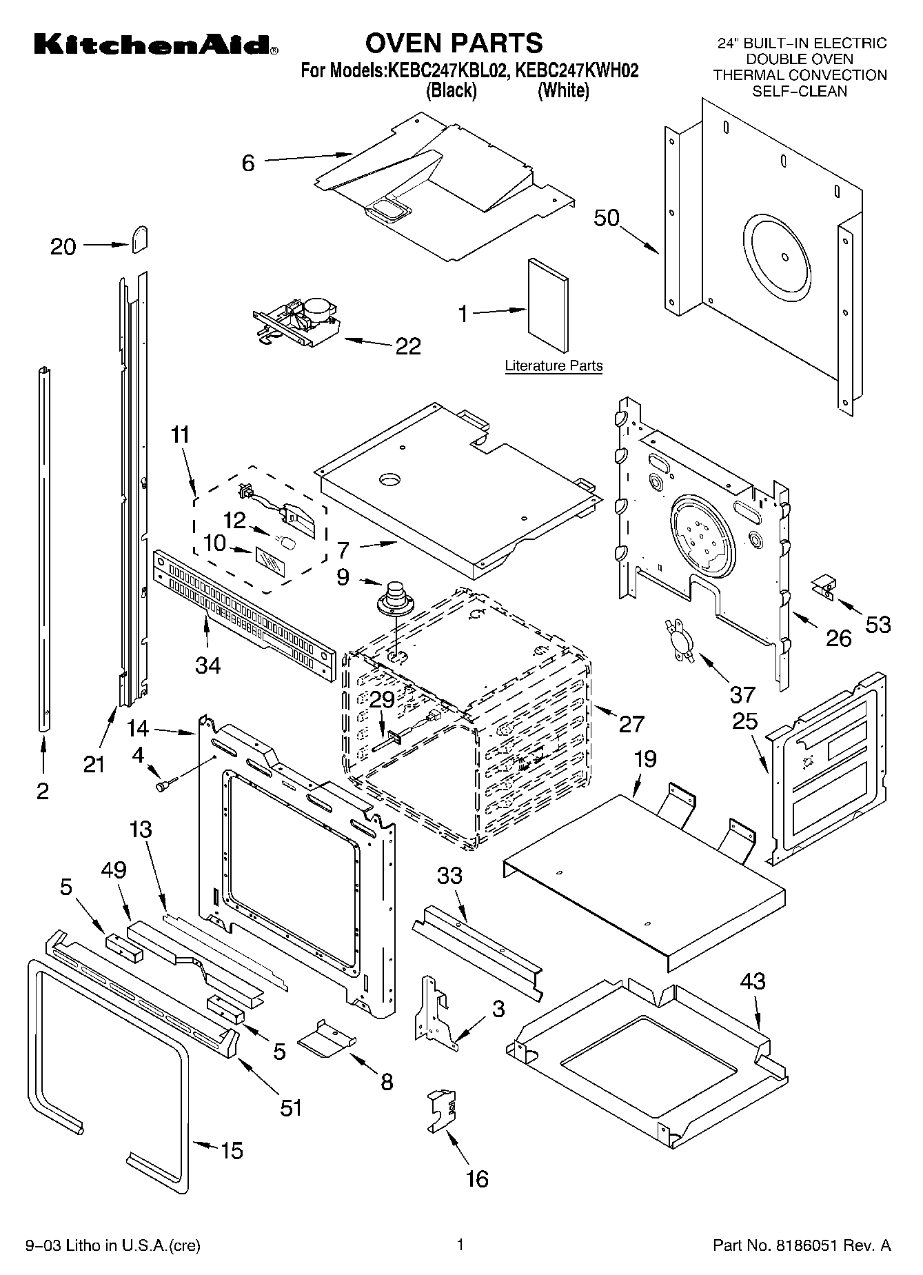 01 - OVEN PARTS