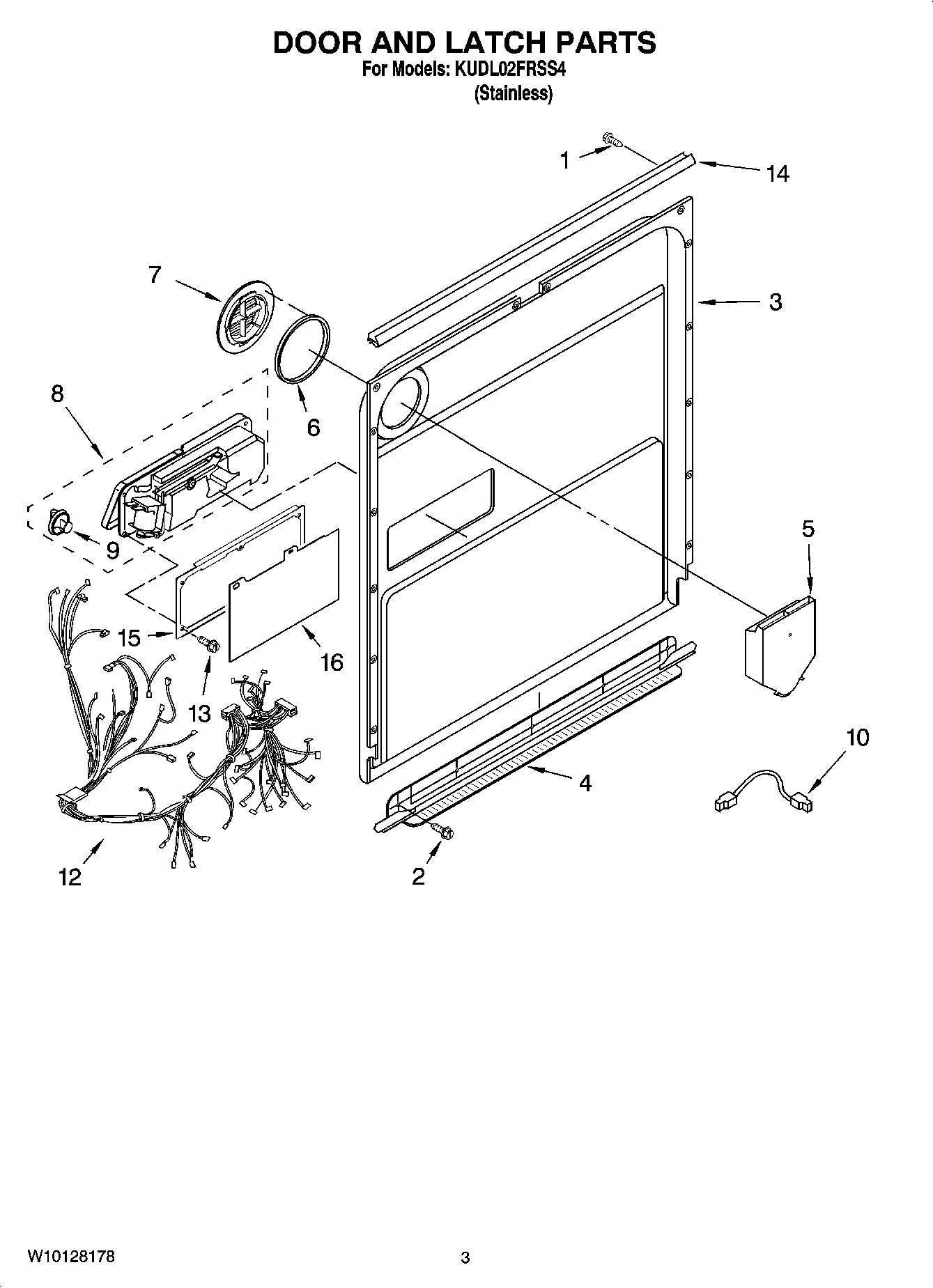 03 - DOOR AND LATCH PARTS