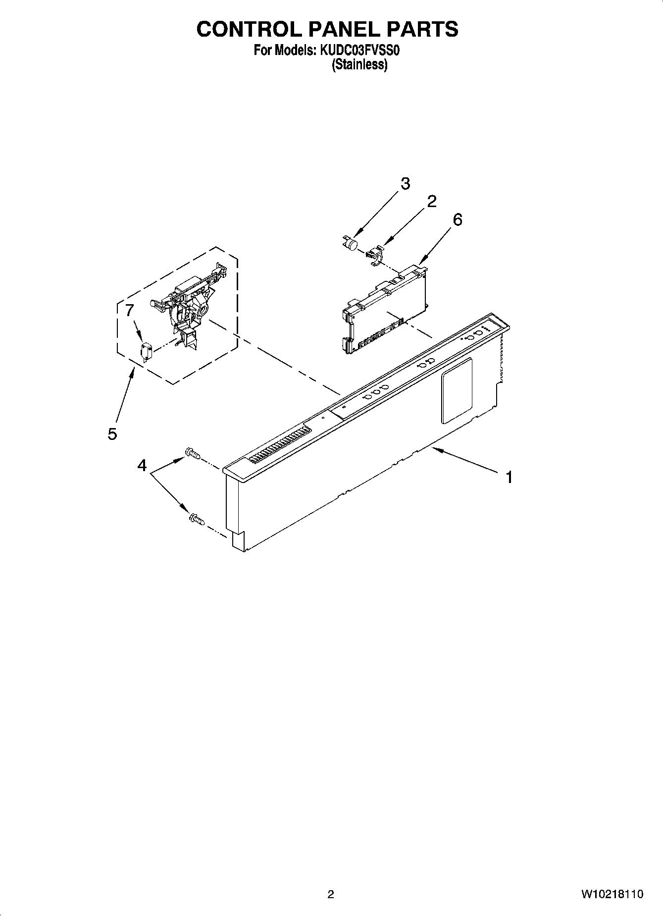 02 - CONTROL PANEL PARTS