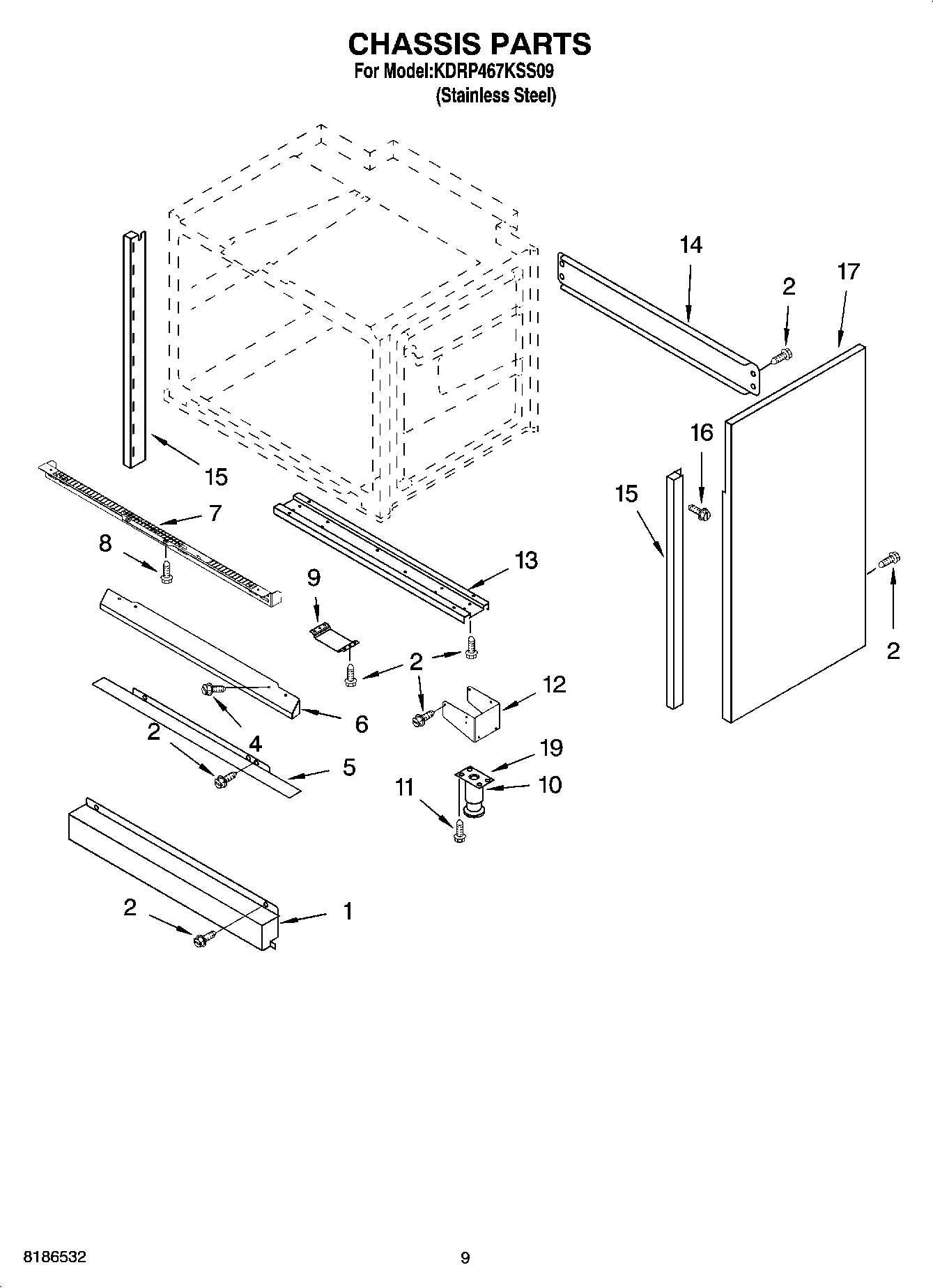 08 - CHASSIS PARTS, OPTIONAL PARTS