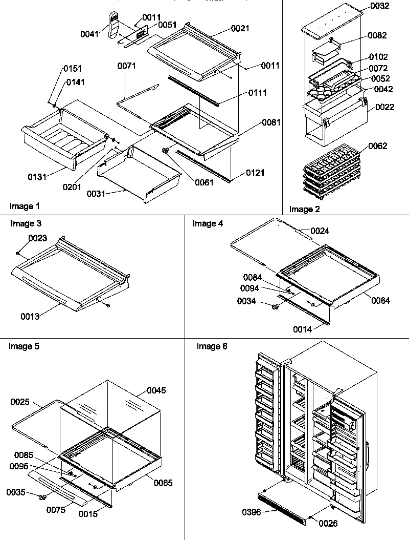 04 - DELI, SHELVES, CRISPER ASSEMBLIES & ACS