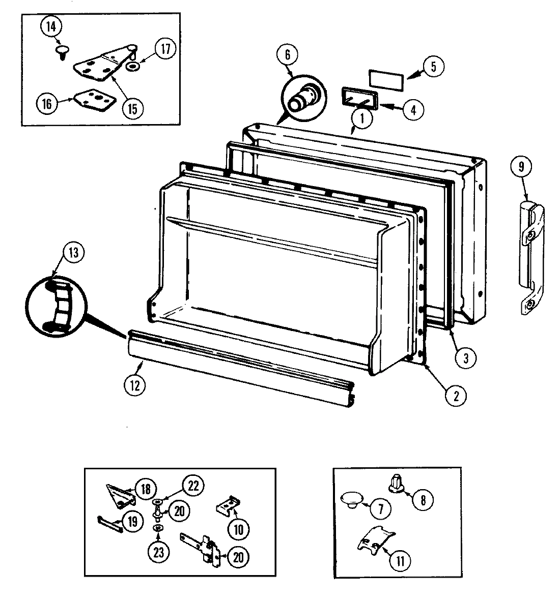 02 - FREEZER DOOR