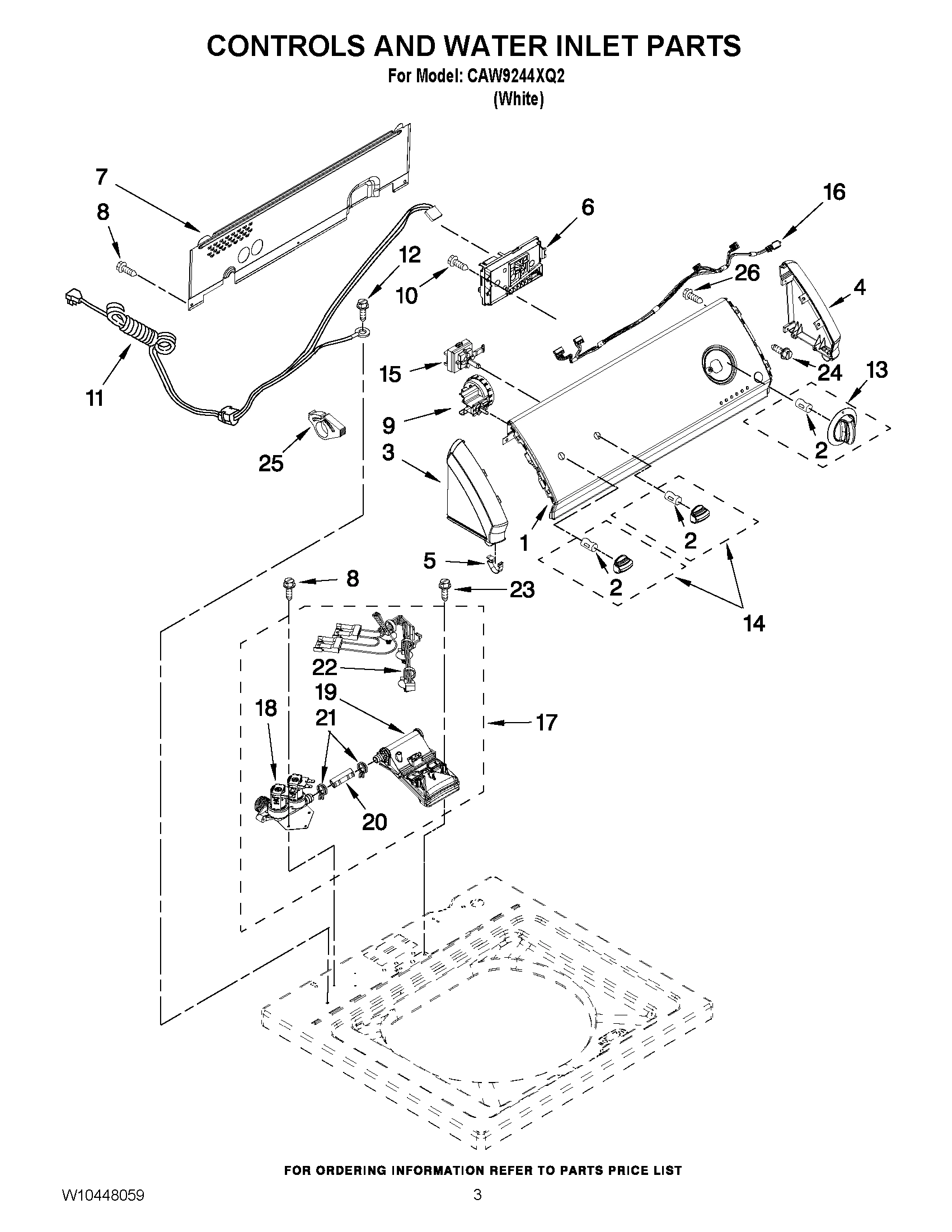 02 - CONTROLS AND WATER INLET PARTS