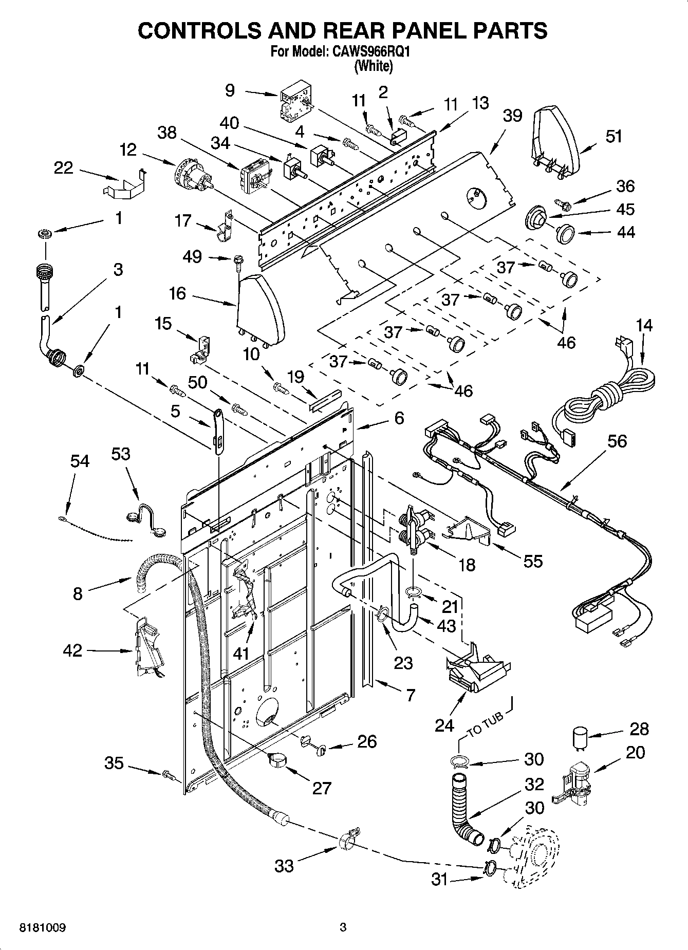 02 - CONTROLS AND REAR PANEL PARTS