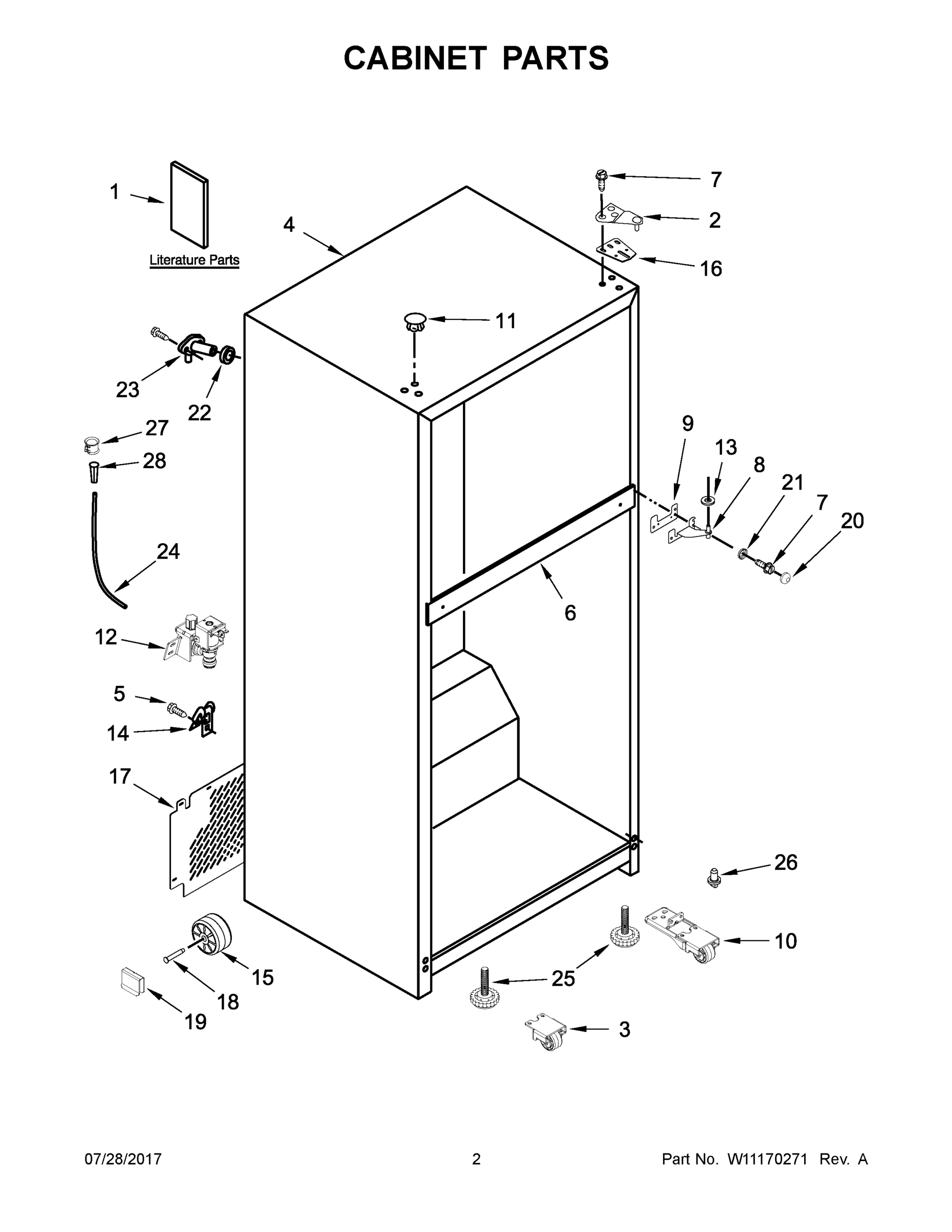 02 - CABINET PARTS