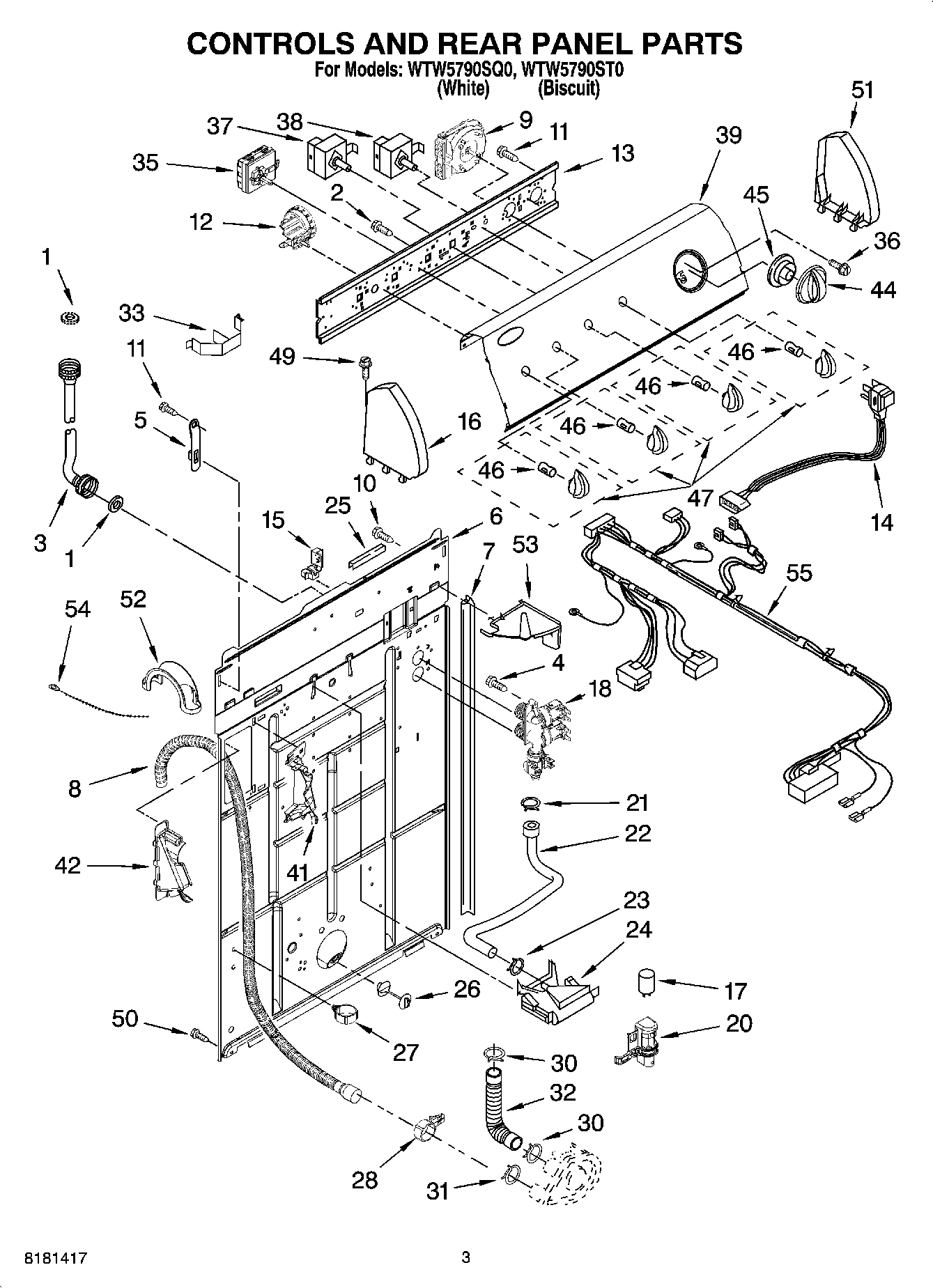 02 - CONTROLS AND REAR PANEL PARTS