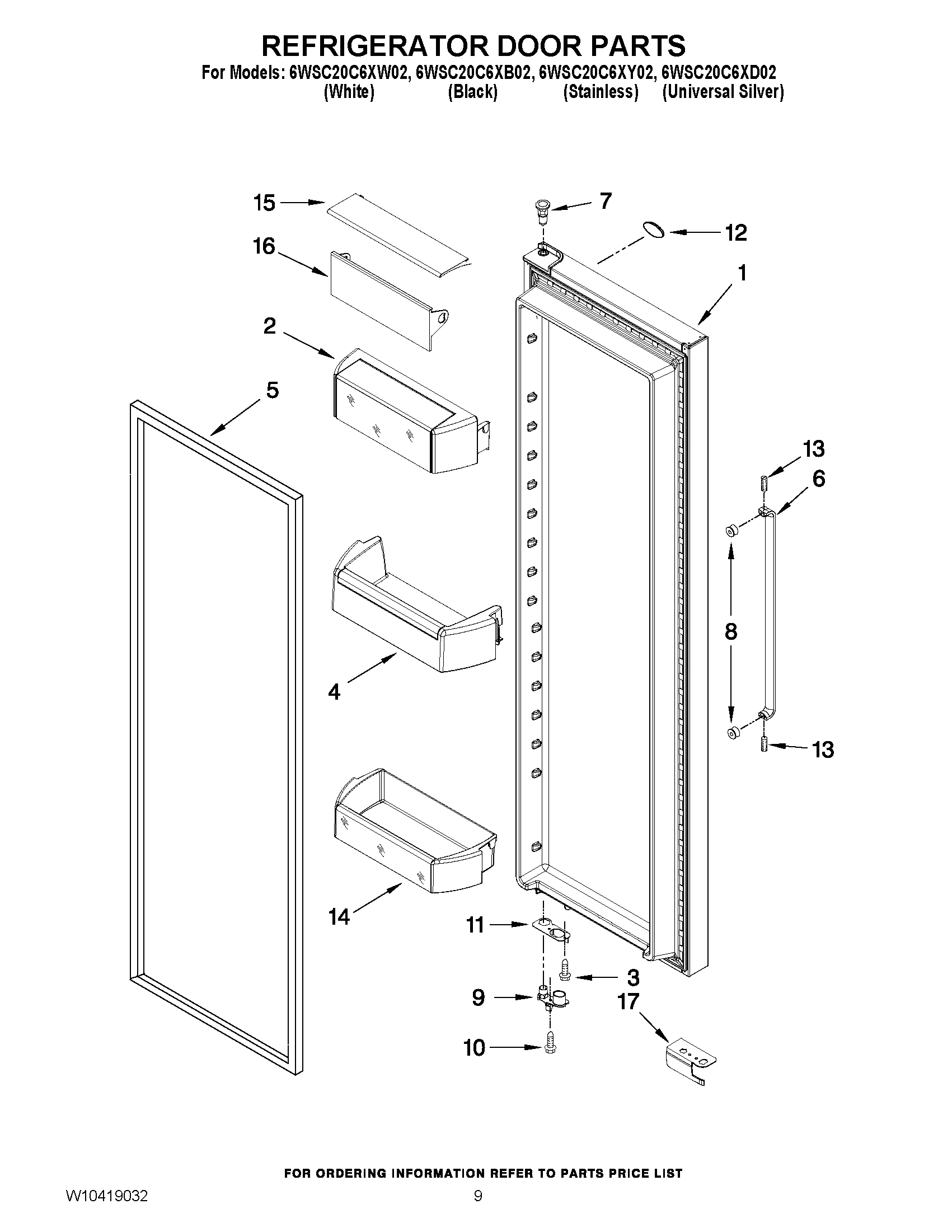 06 - REFRIGERATOR DOOR PARTS