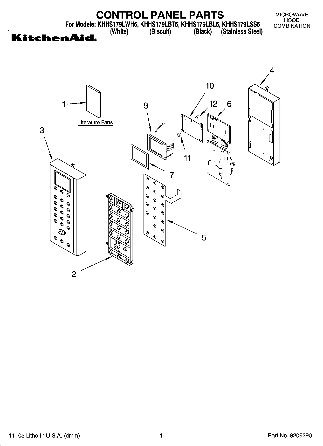 01 - CONTROL PANEL PARTS