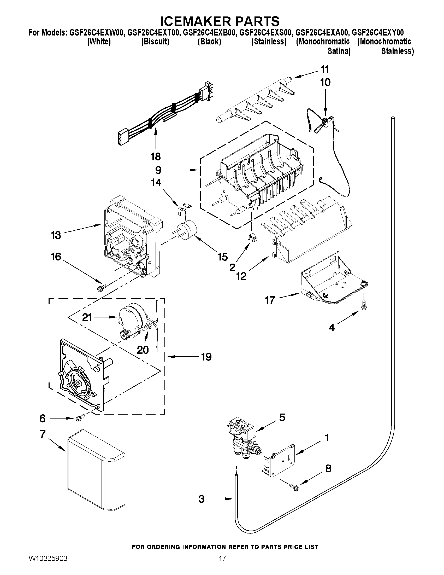 10 - ICEMAKER PARTS