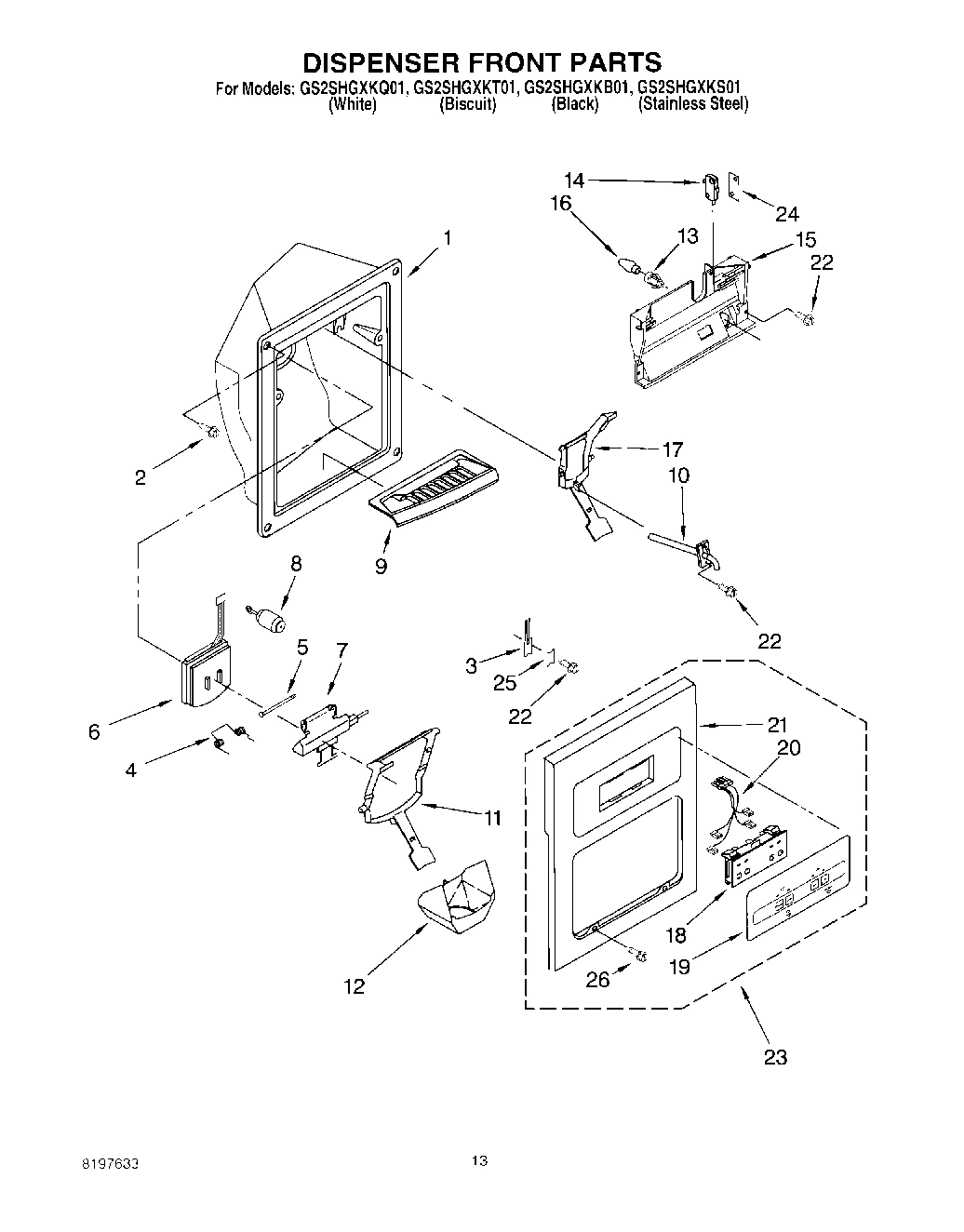 09 - DISPENSER FRONT