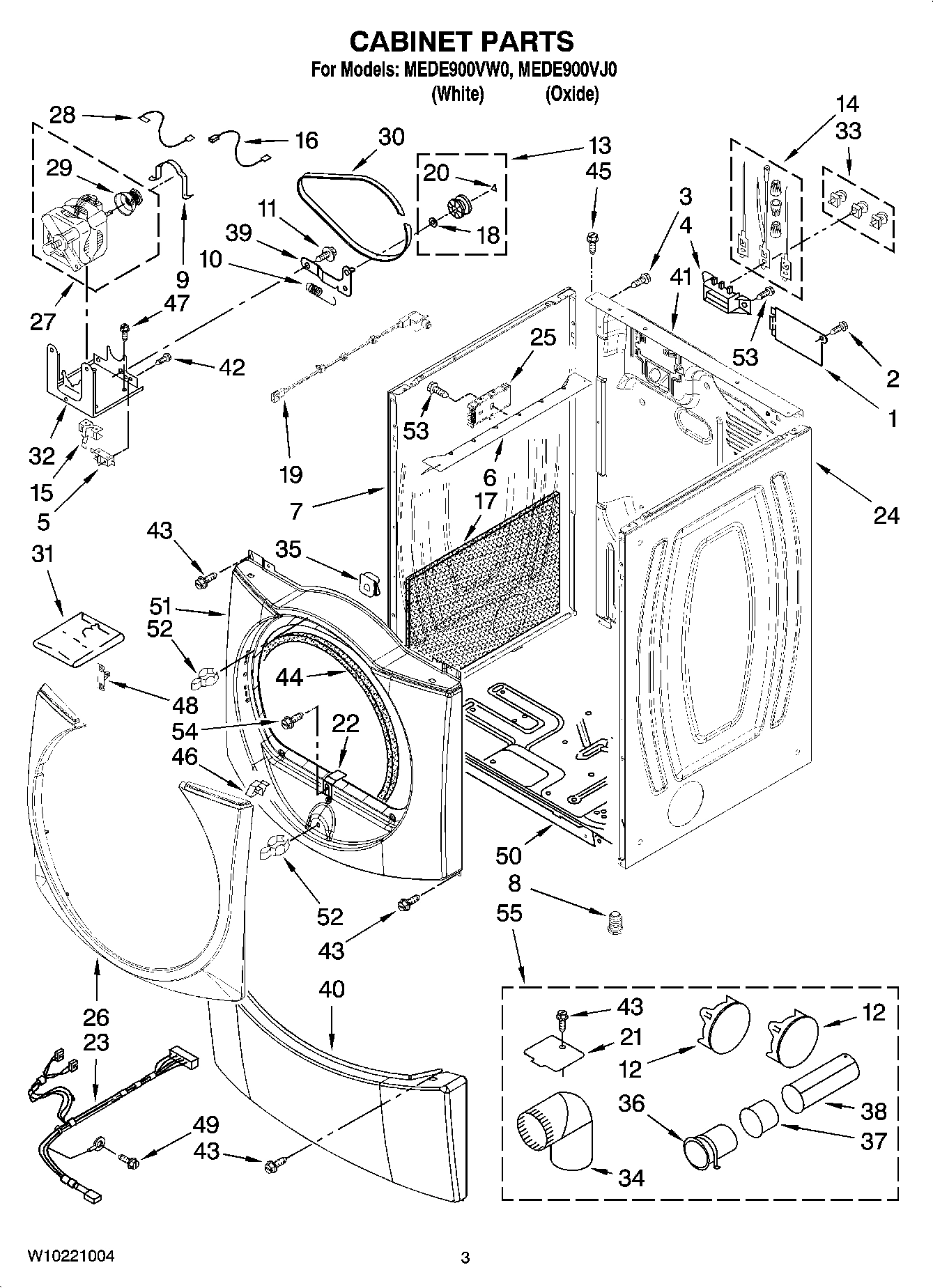 02 - CABINET PARTS