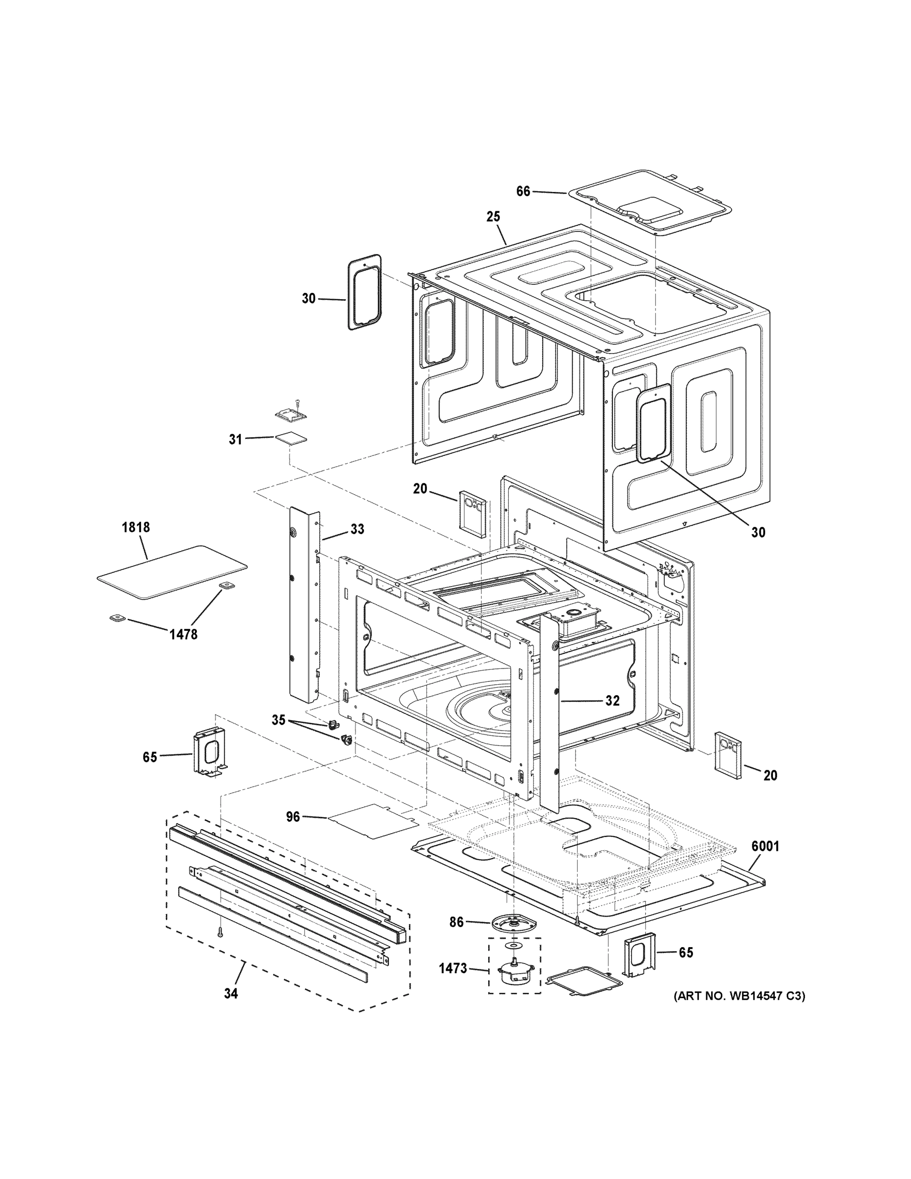 OVEN CAVITY PARTS