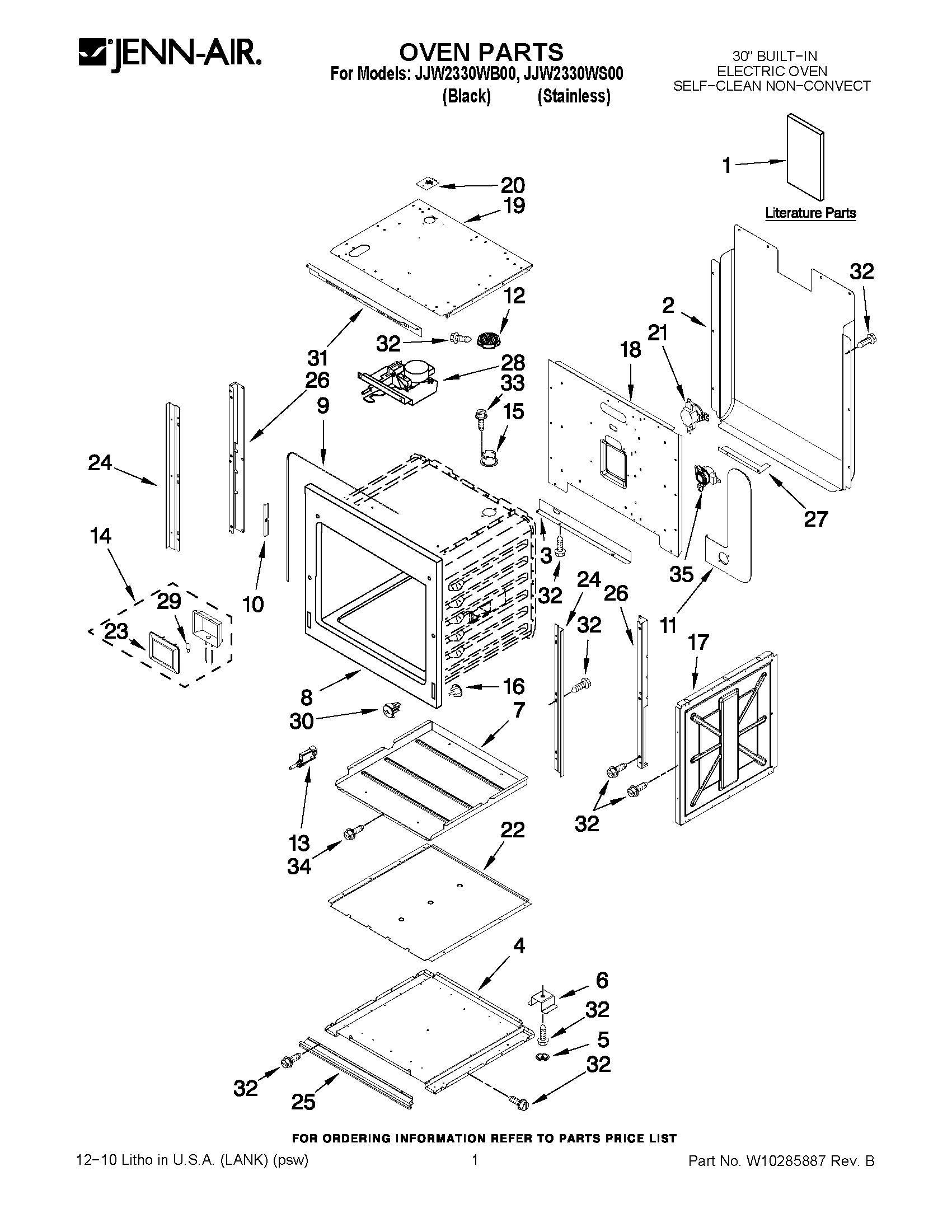01 - OVEN PARTS