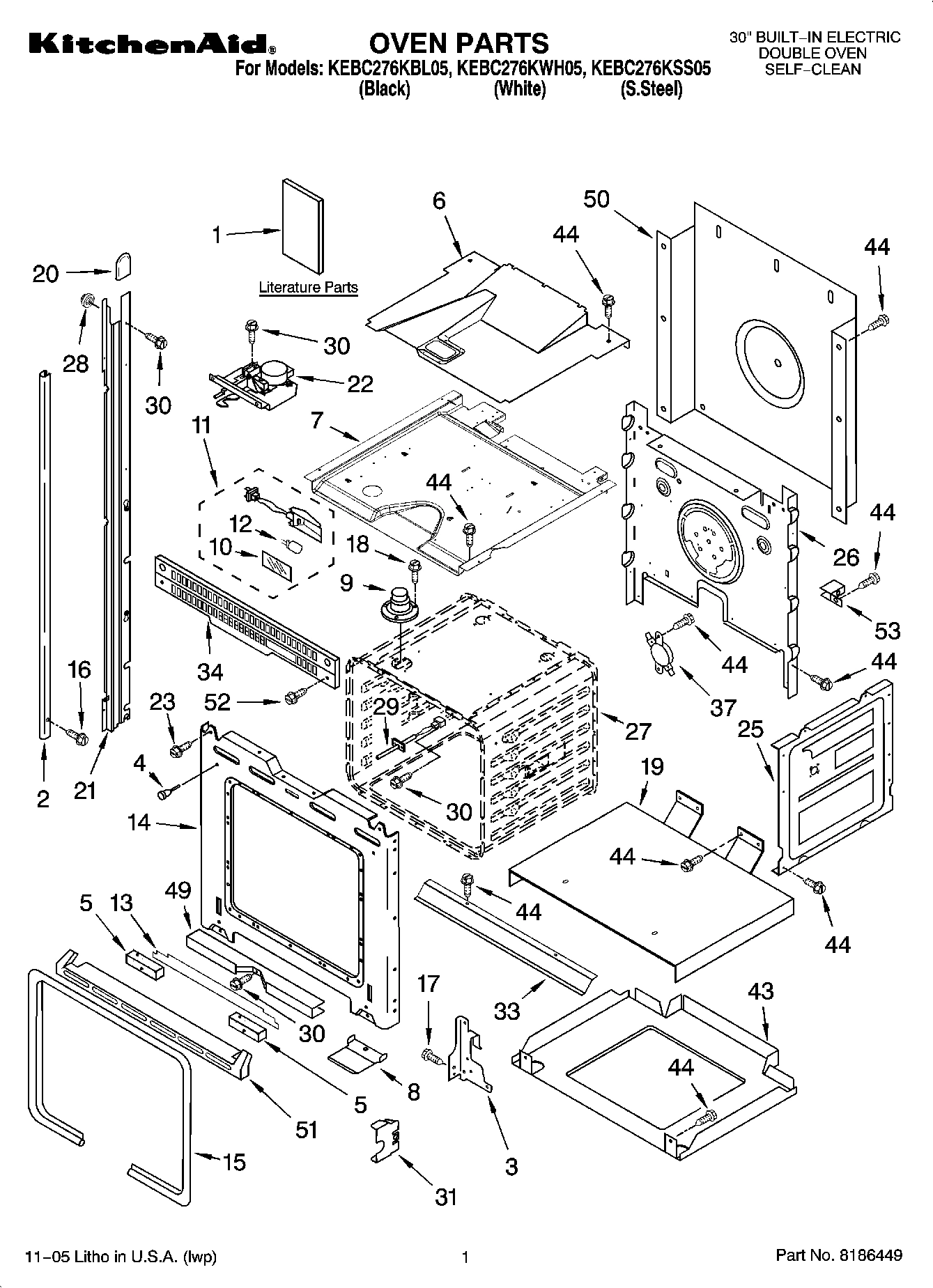01 - OVEN PARTS