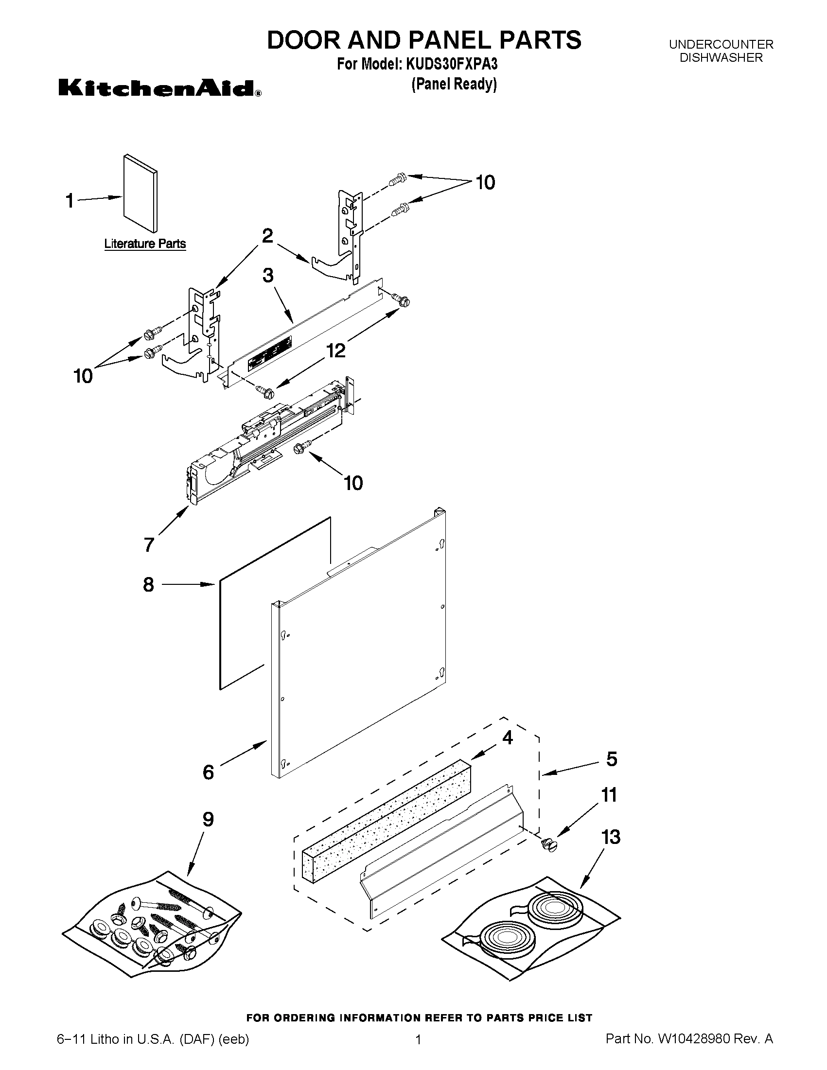 01 - DOOR AND PANEL PARTS