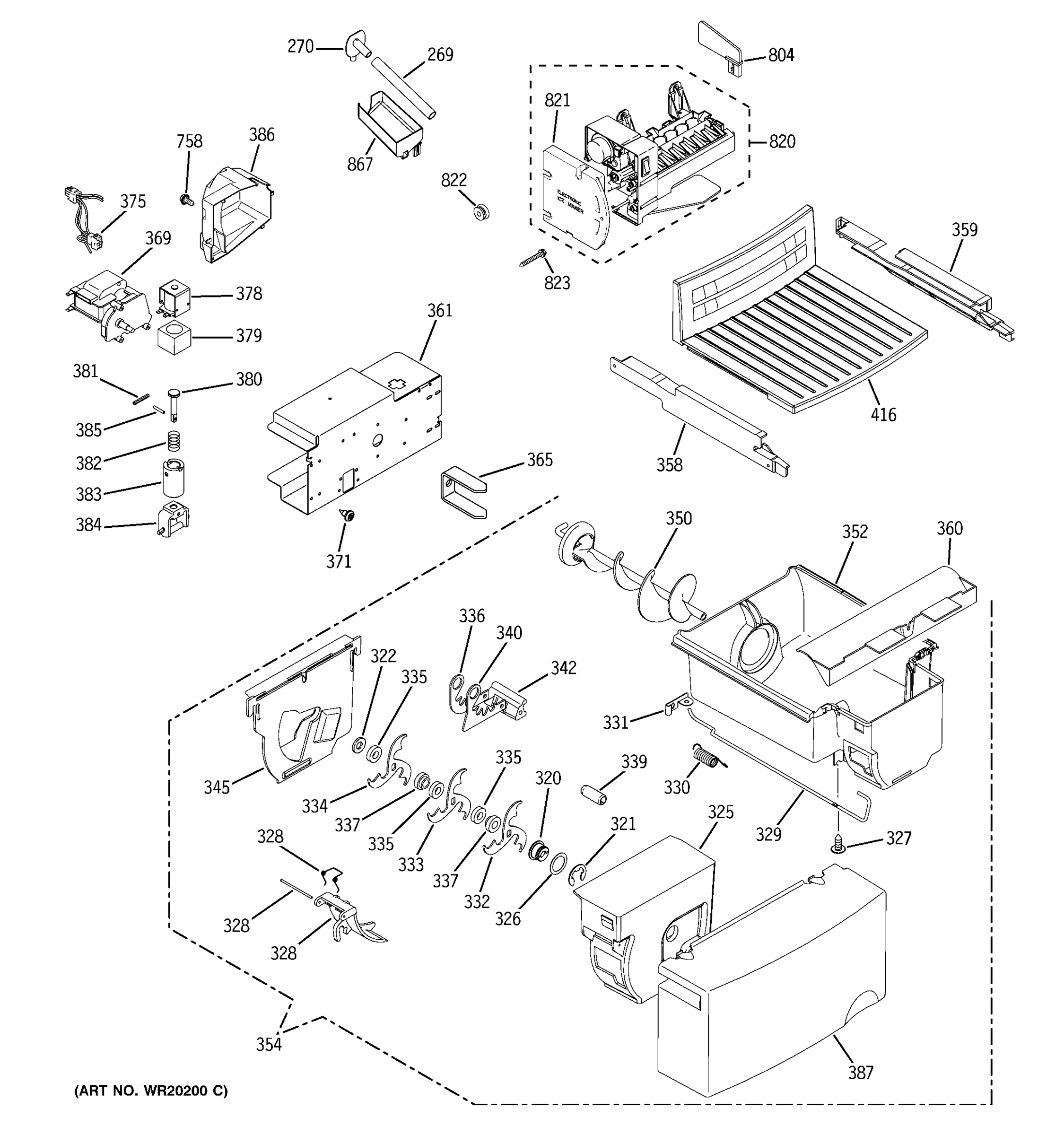 ICE MAKER & DISPENSER