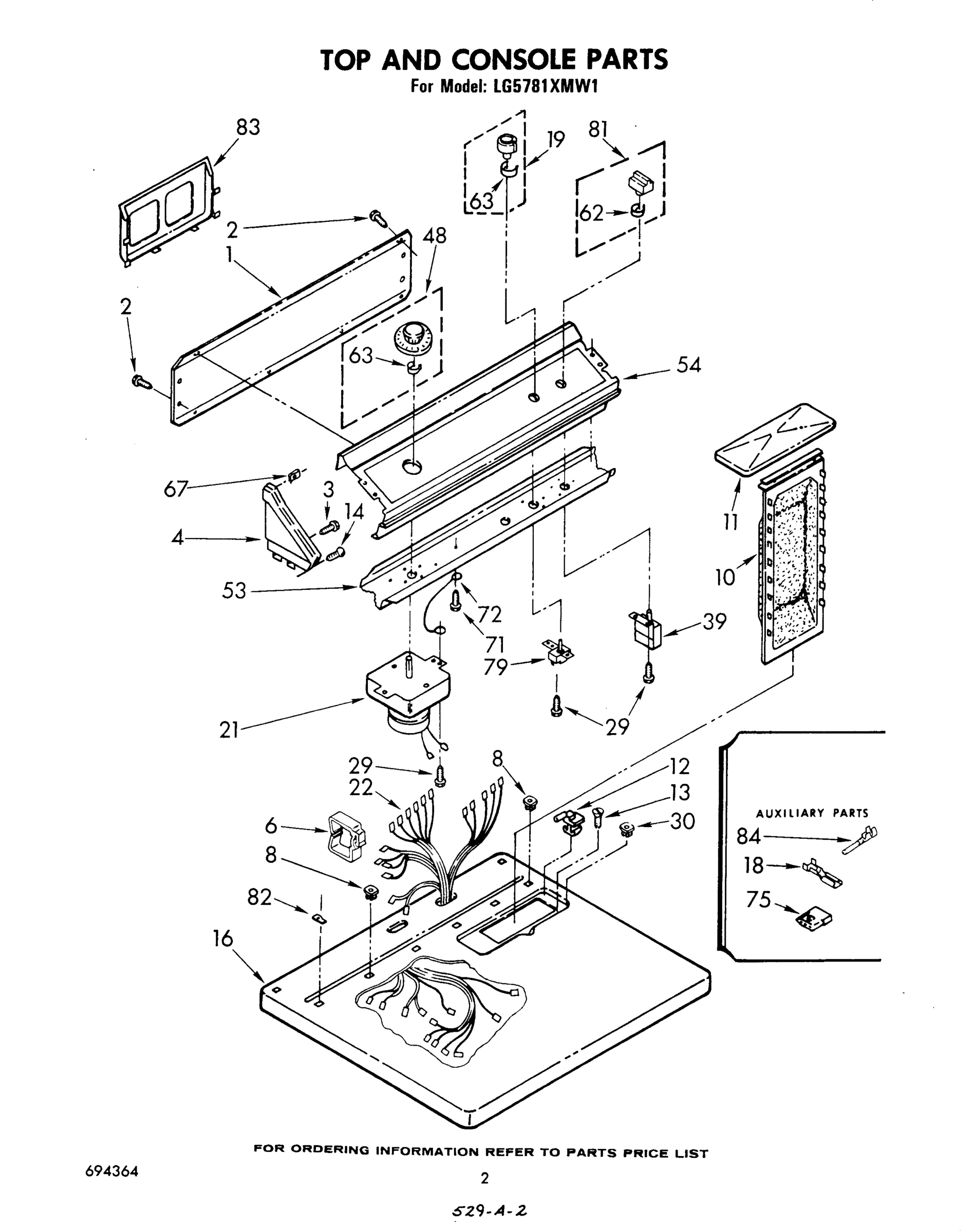02 - TOP AND CONSOLE , LITERATURE AND OPTIONAL