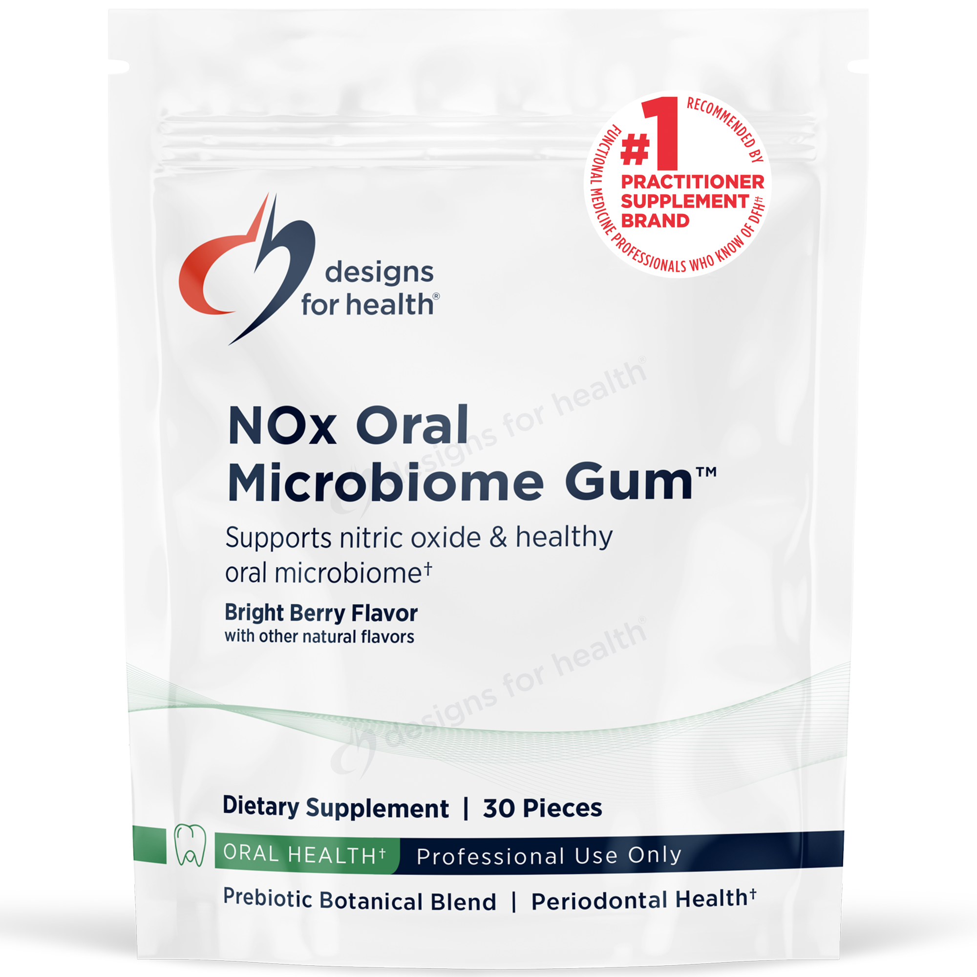 Nox Oral Microbiome Gum Designs for Health supplement