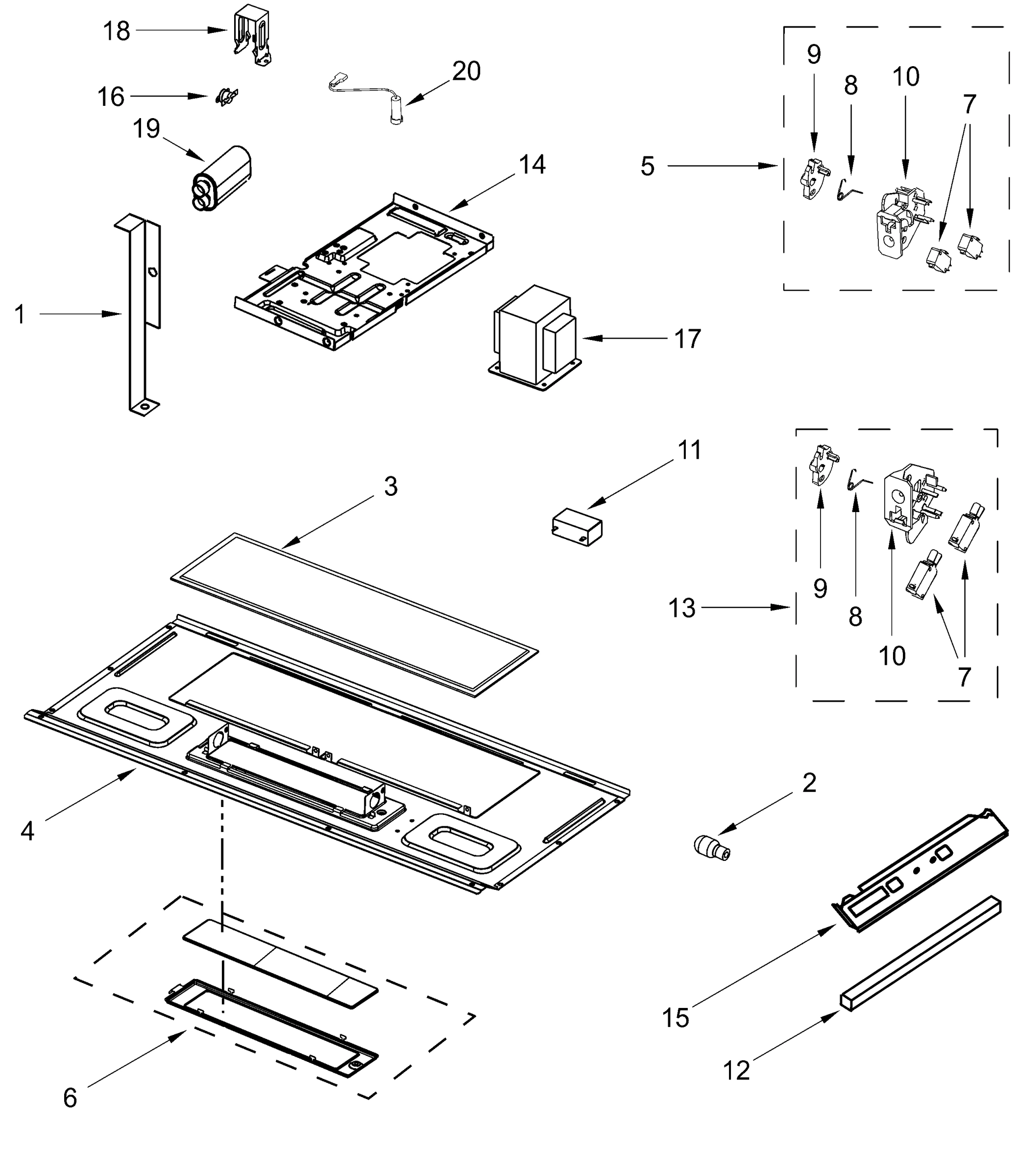 INTERIOR AND VENTILATION PARTS