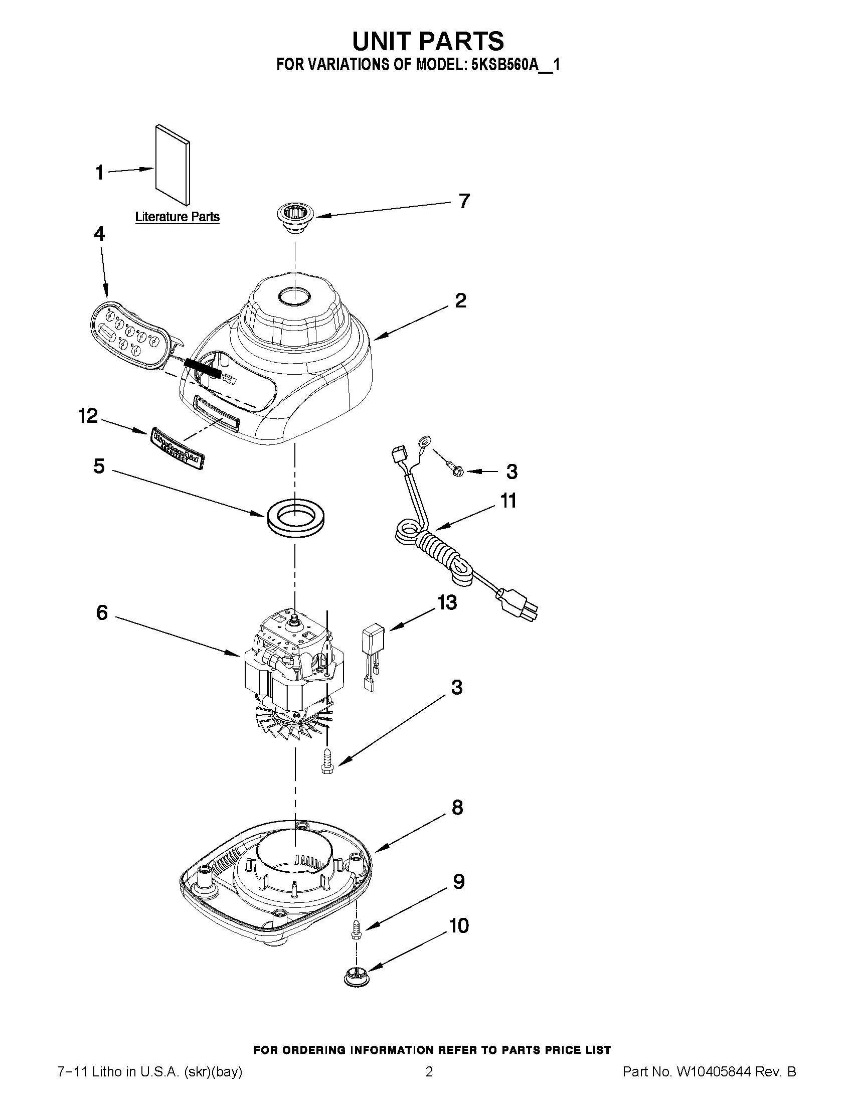 01 - UNIT PARTS