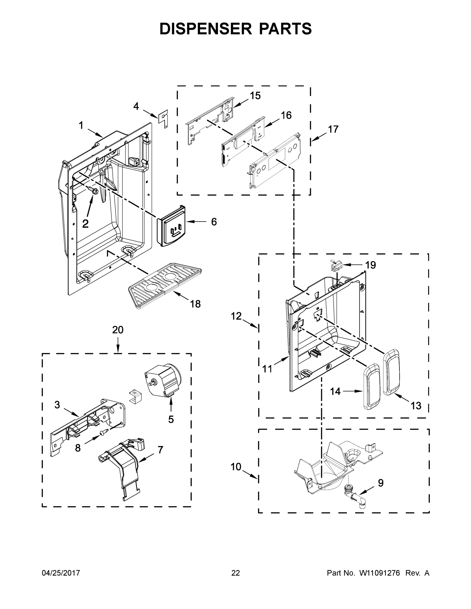12 - DISPENSER PARTS