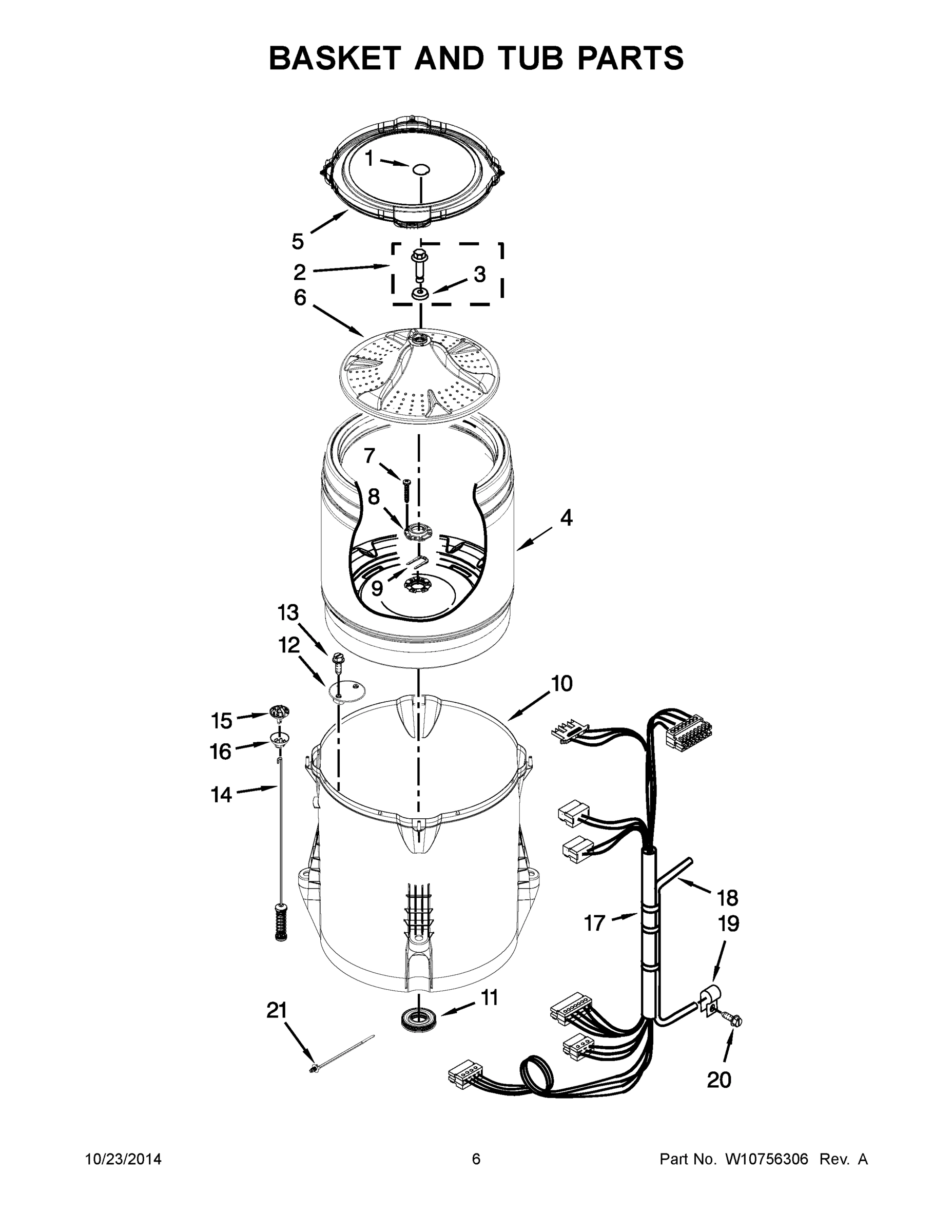 04 - BASKET AND TUB PARTS